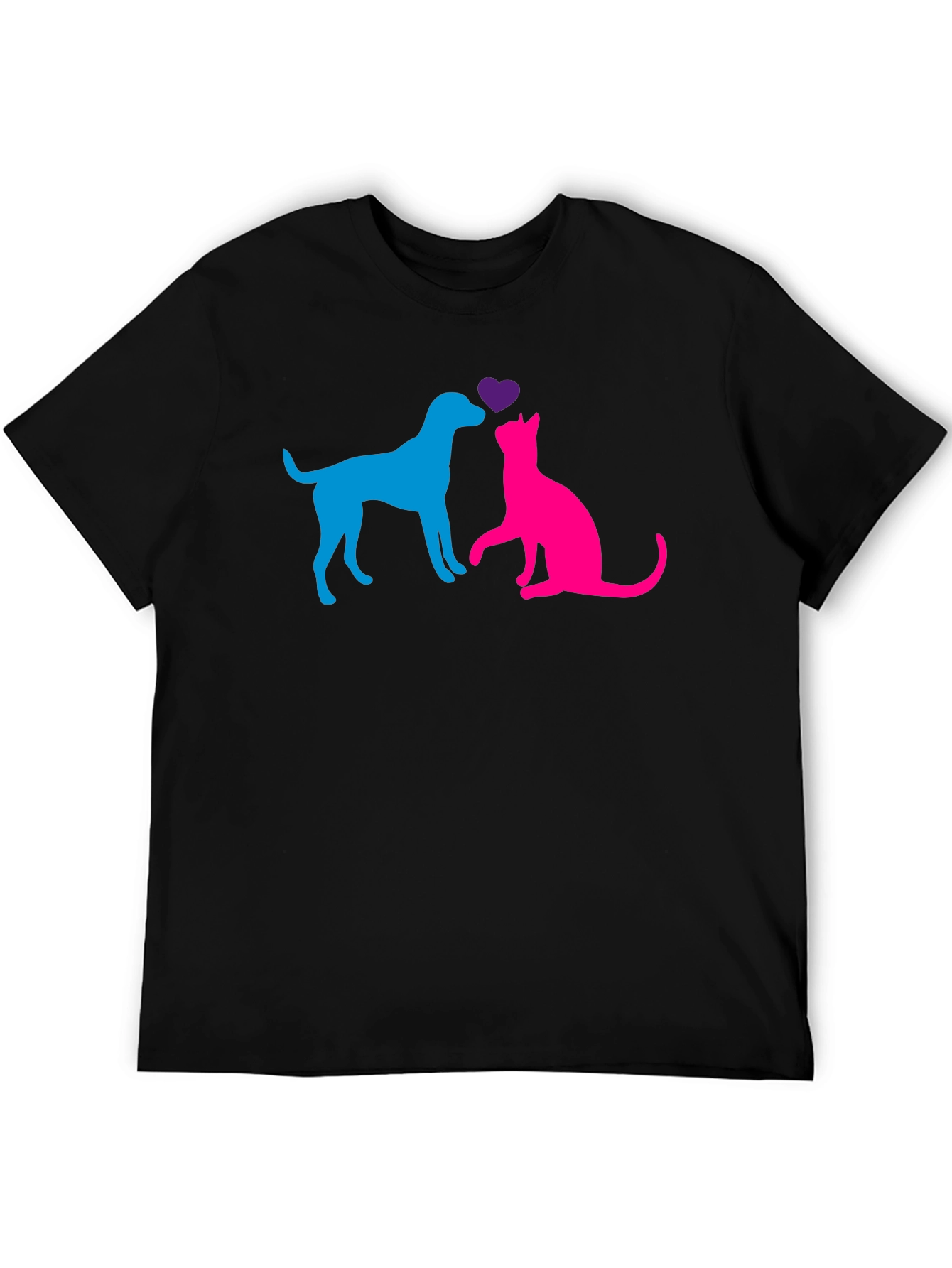 Dog & Cat Love T-Shirt - Pet Lovers Tee