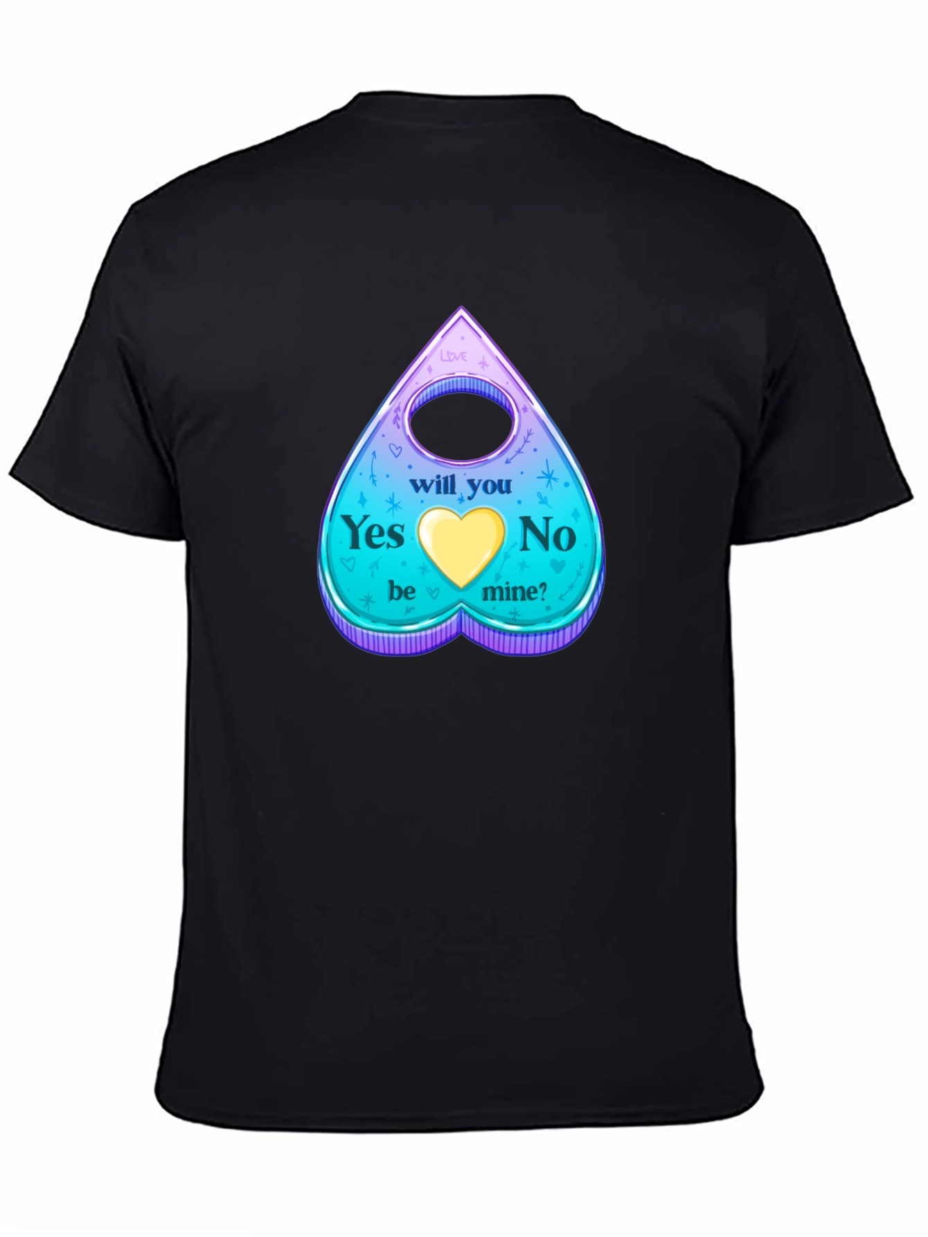 Ouija Board Valentines Day Graphic T-Shirt