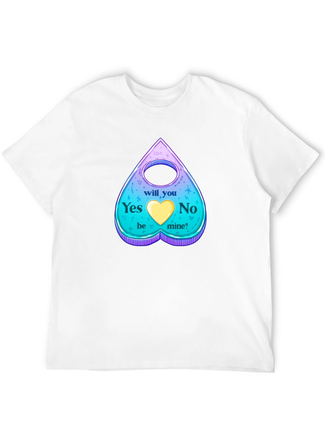 Ouija Board Valentines Day Graphic T-Shirt