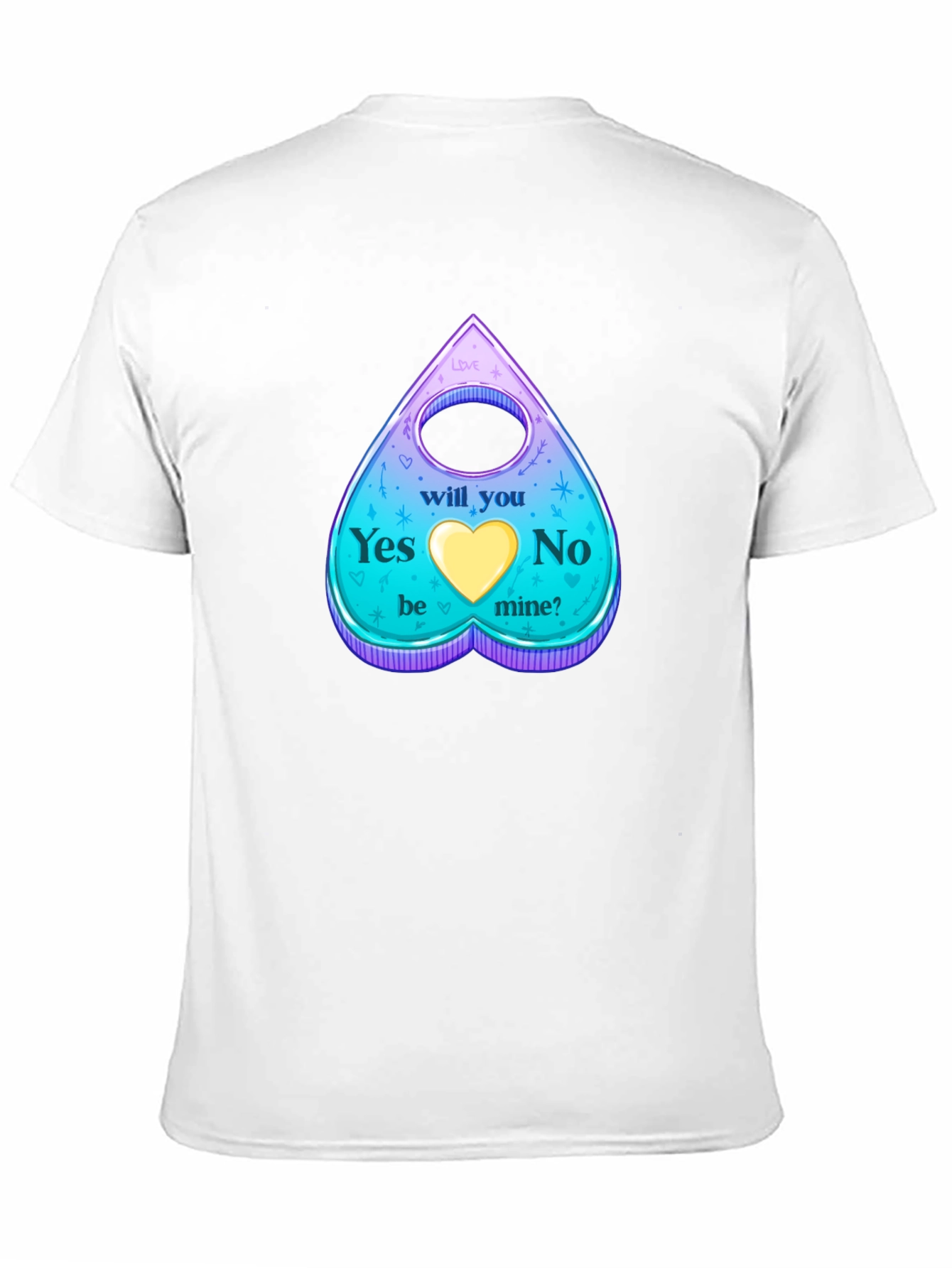Ouija Board Valentines Day Graphic T-Shirt