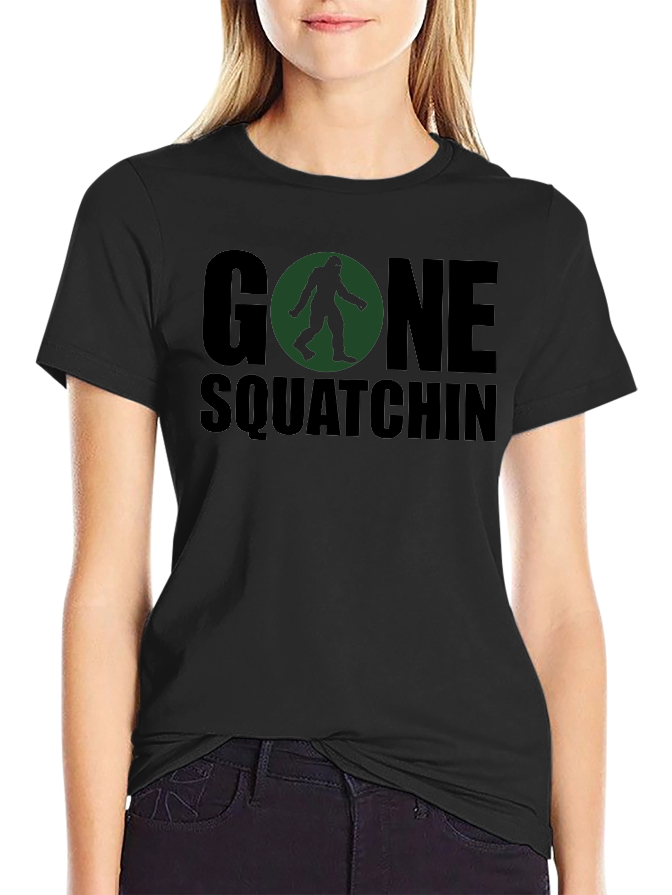 Gone Squatchin Graphic Tee - Bigfoot Adventure Shirt