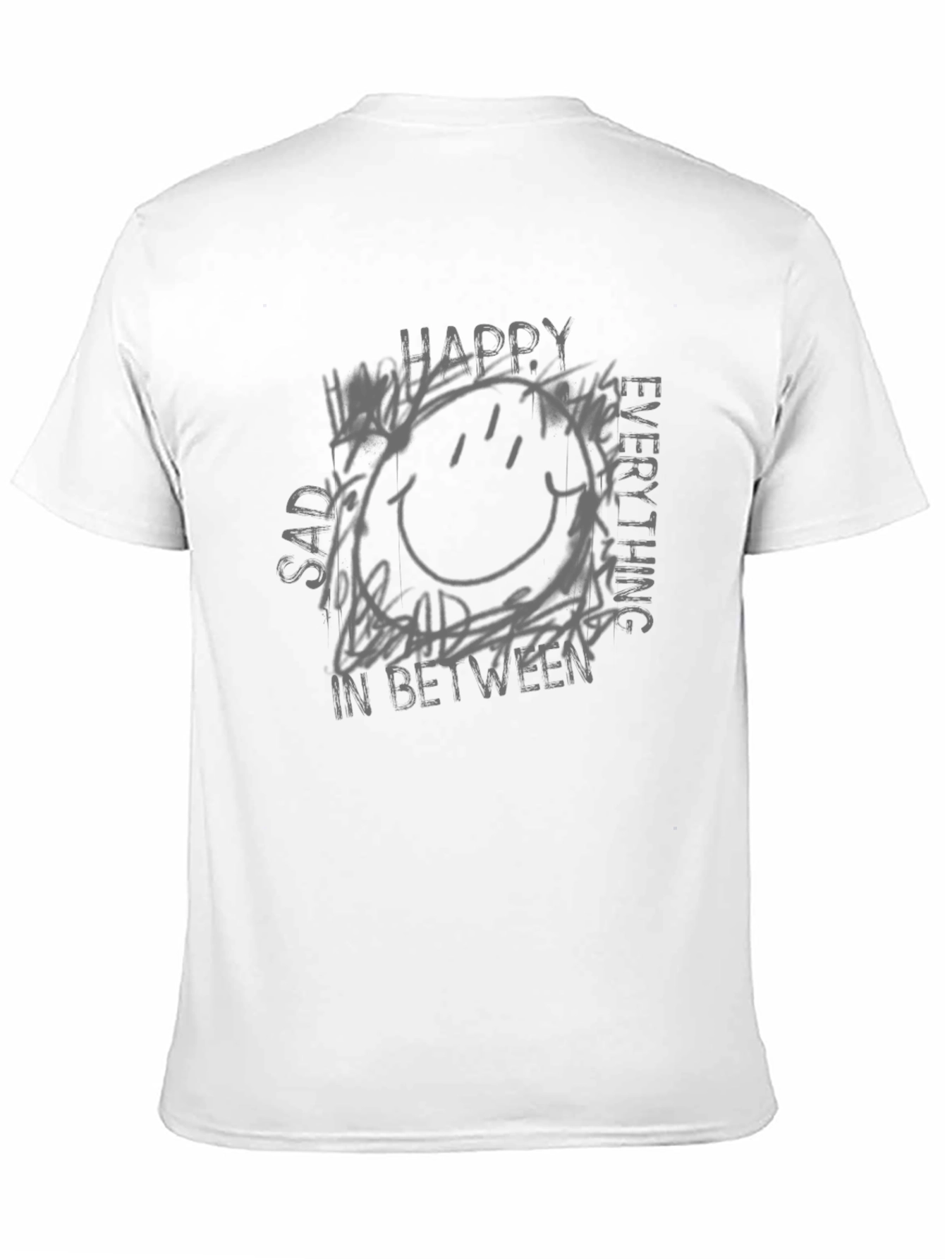 Happy Sad Graphic T-Shirt