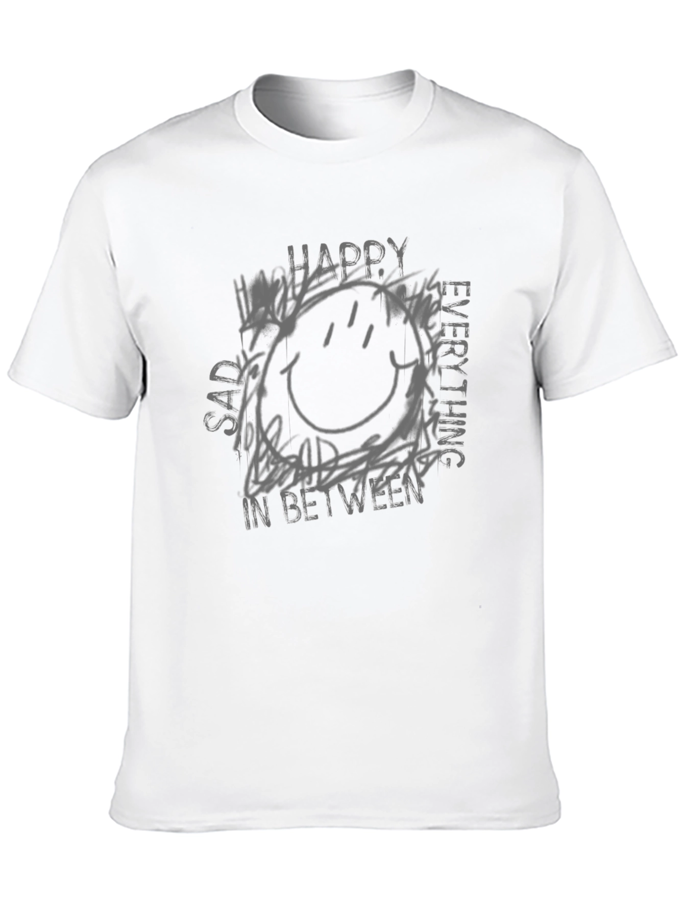 Happy Sad Graphic T-Shirt