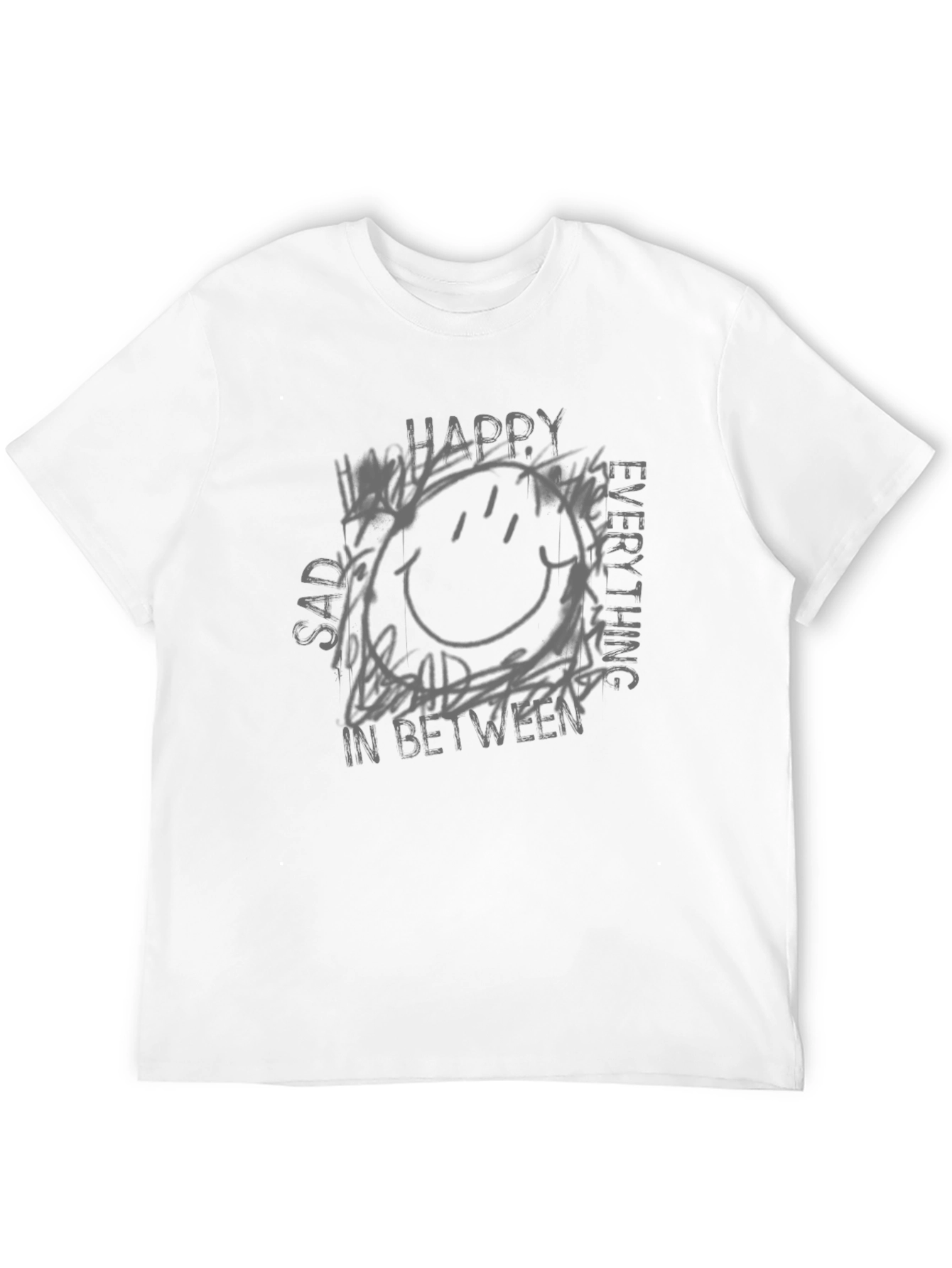 Happy Sad Graphic T-Shirt