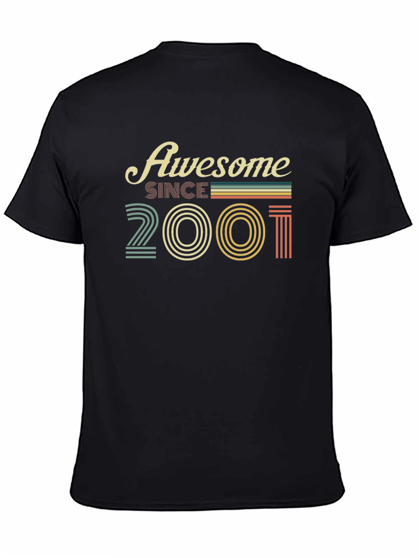 Awesome Since 2001 Black T-Shirt