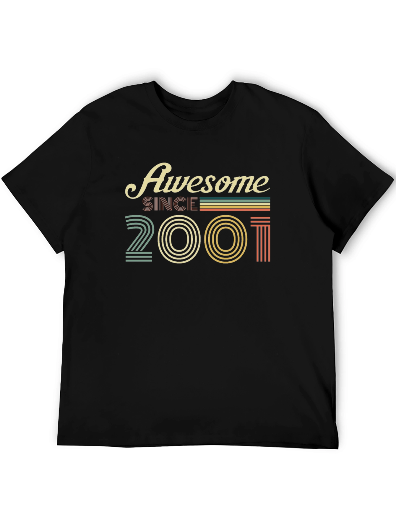 Awesome Since 2001 Black T-Shirt