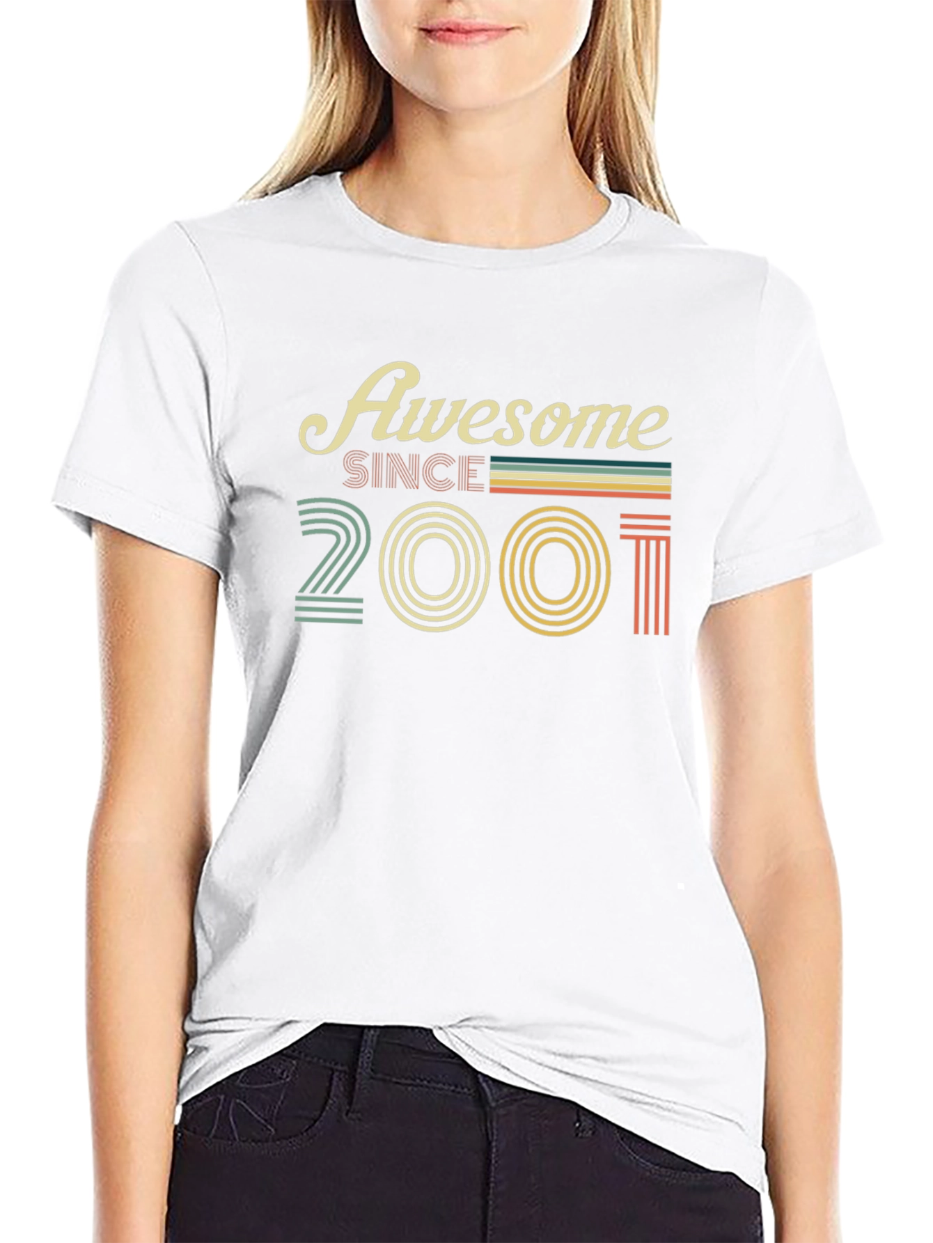 Awesome Since 2001 Black T-Shirt
