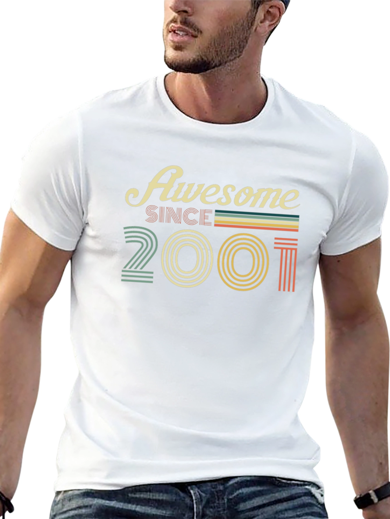 Awesome Since 2001 Black T-Shirt