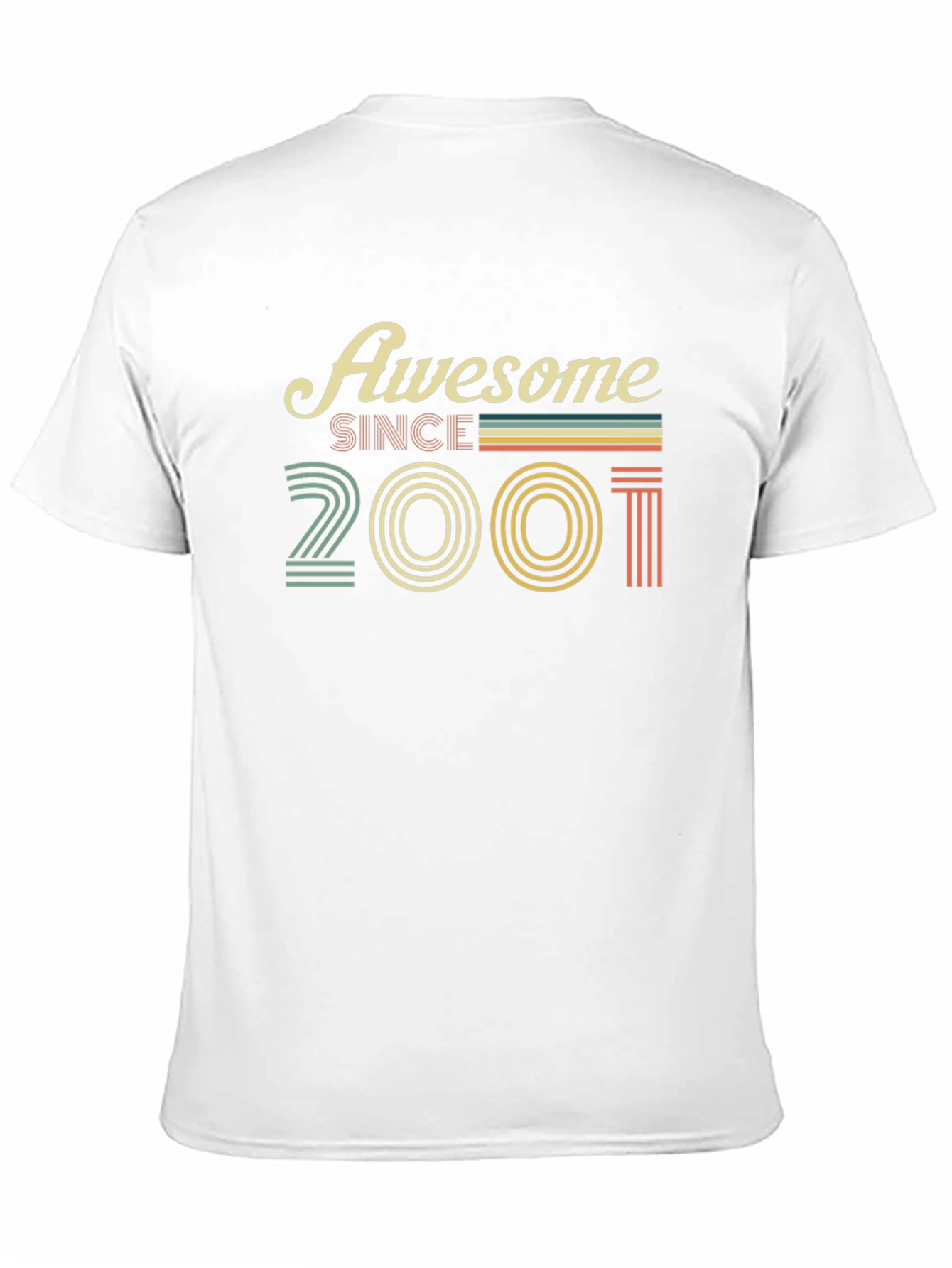 Awesome Since 2001 Black T-Shirt