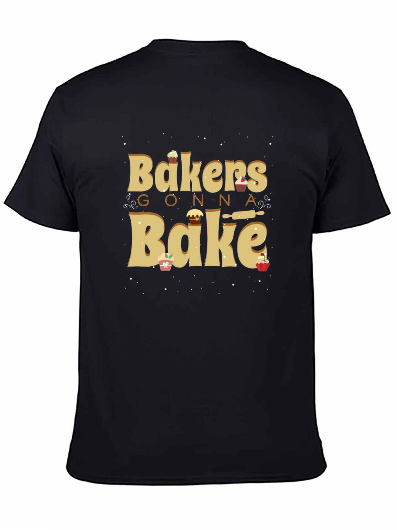 Bakers Gonna Bake Black Graphic Tee