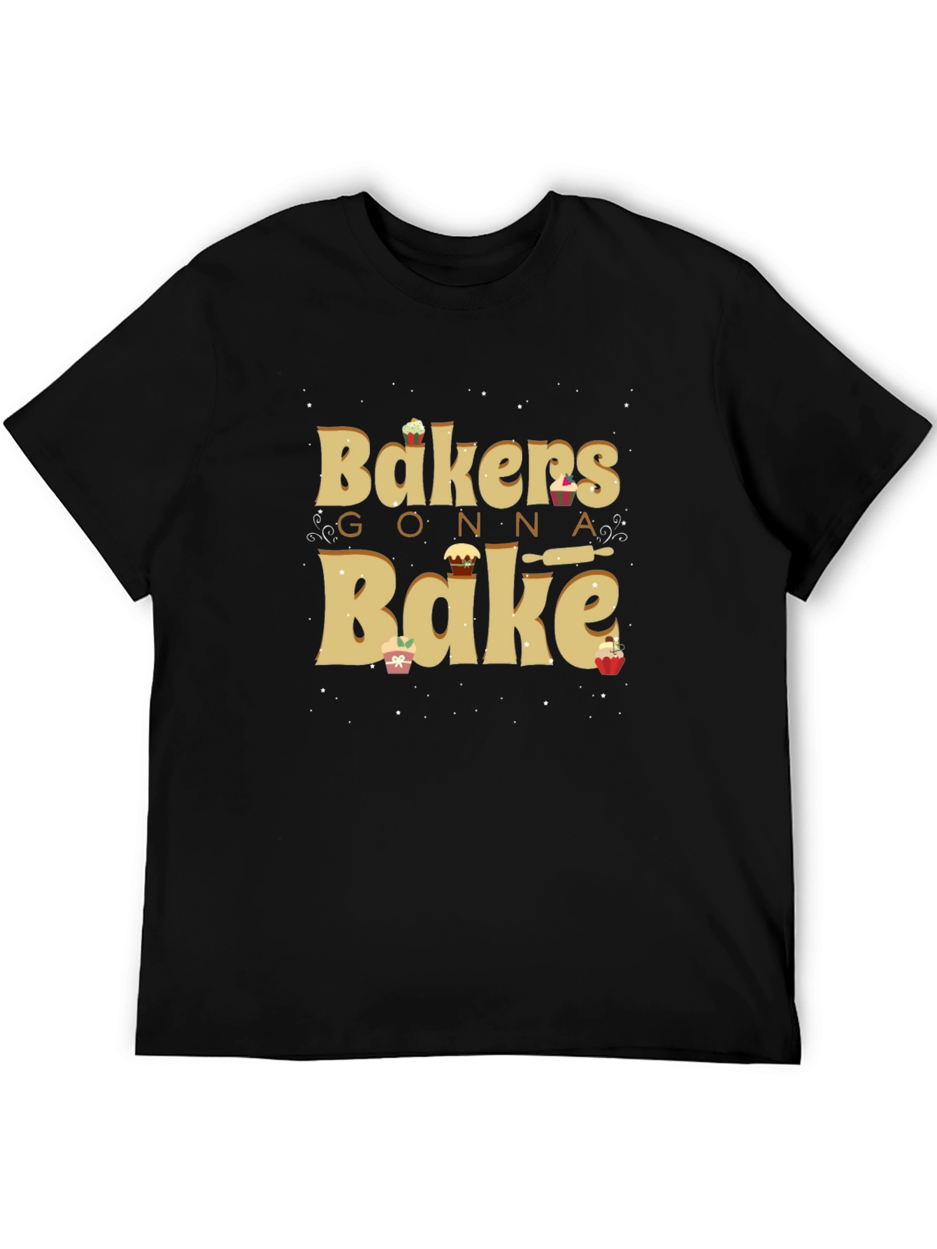 Bakers Gonna Bake Black Graphic Tee