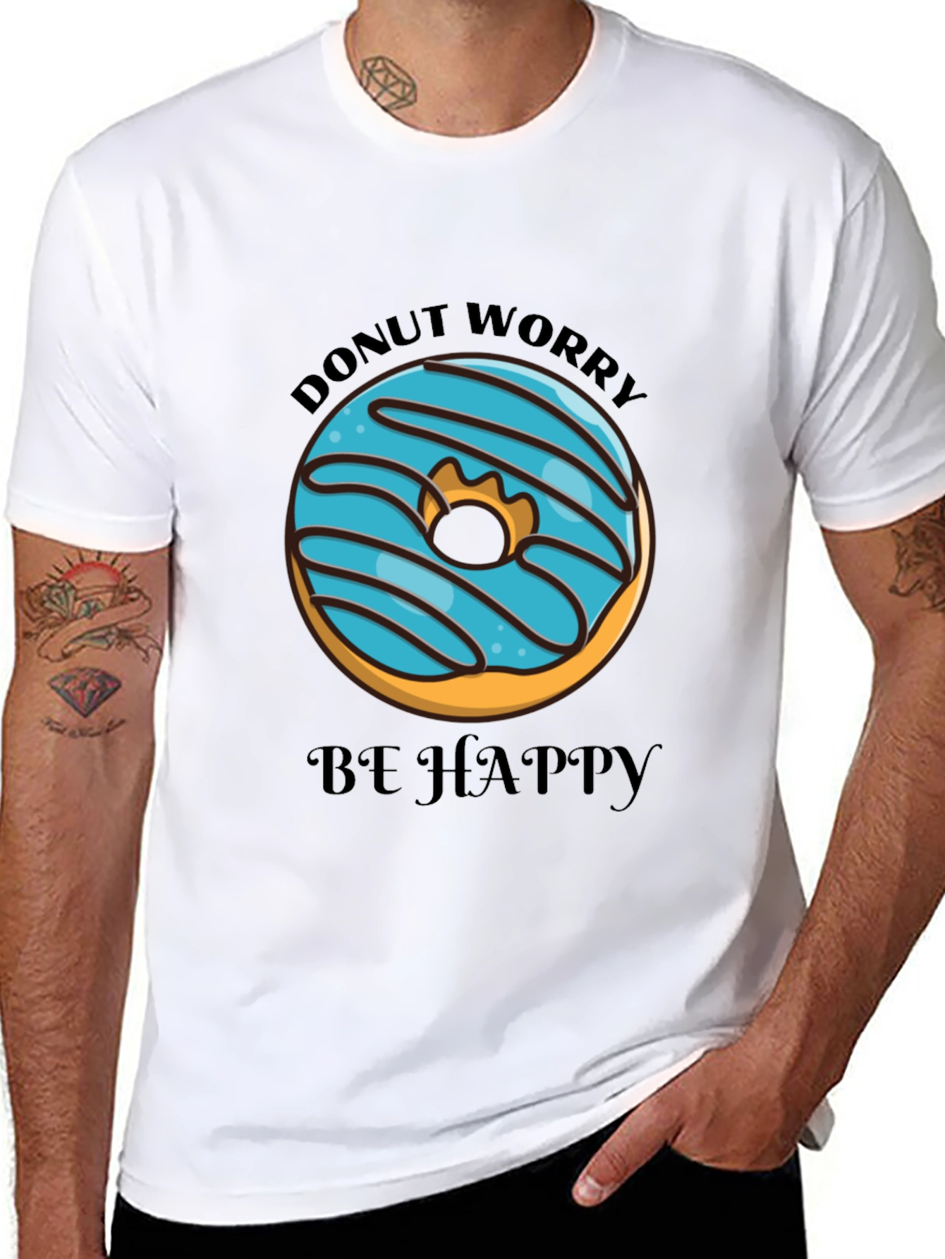 Donut Worry Be Happy T-Shirt