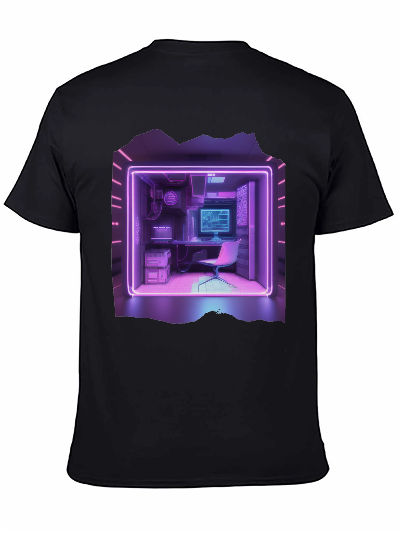 Retro Cyberpunk Gamer Room T-Shirt