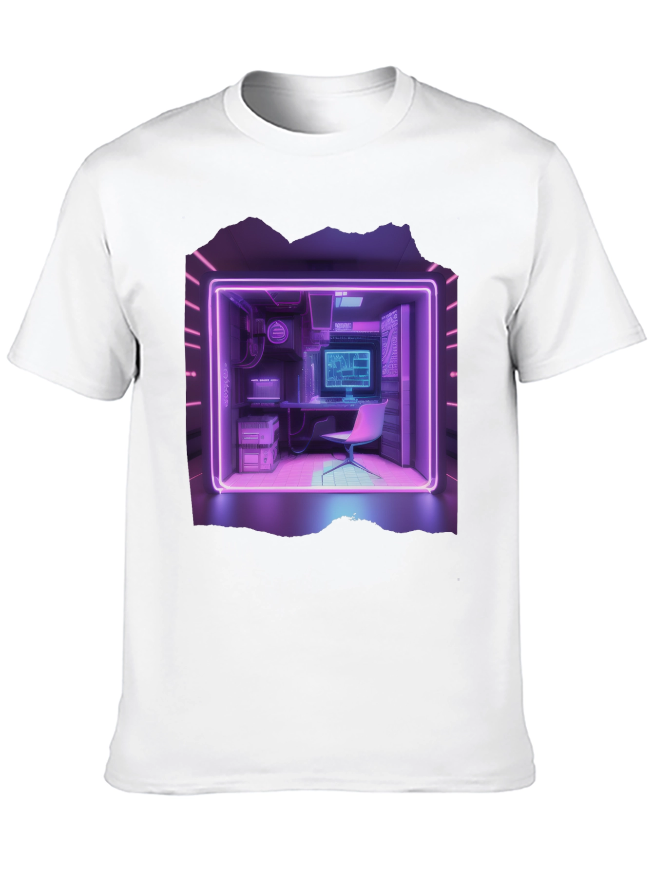 Retro Cyberpunk Gamer Room T-Shirt