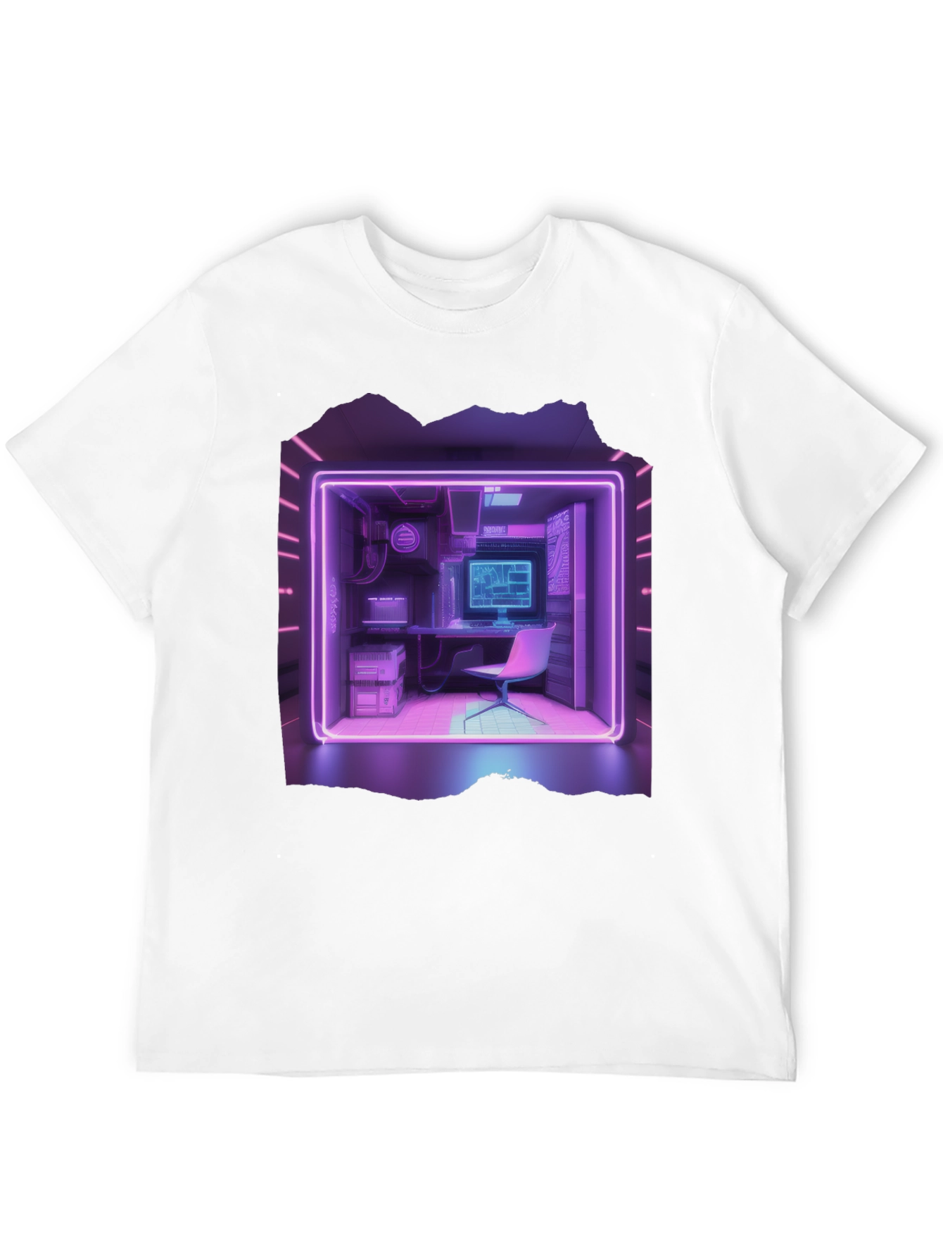 Retro Cyberpunk Gamer Room T-Shirt
