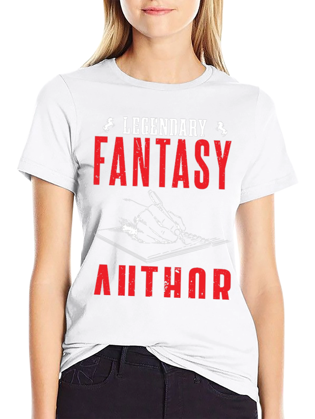 Legendary Fantasy Author Graphic T-Shirt