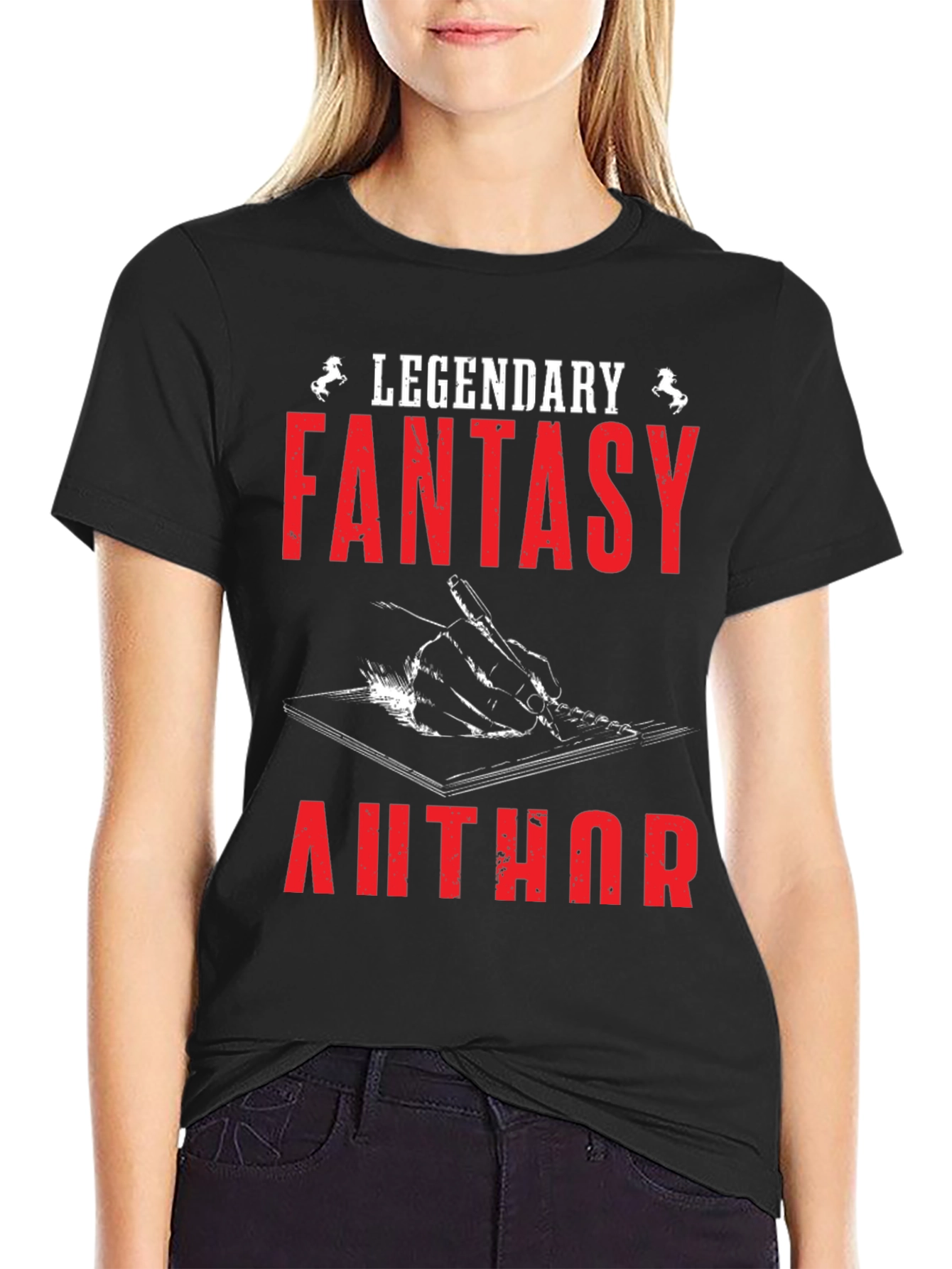 Legendary Fantasy Author Graphic T-Shirt