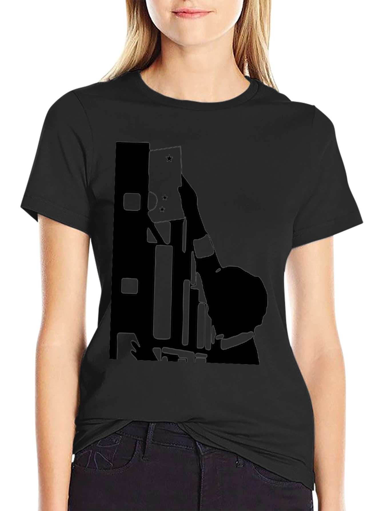 Graphic Silhouette T-Shirt - Unique Design
