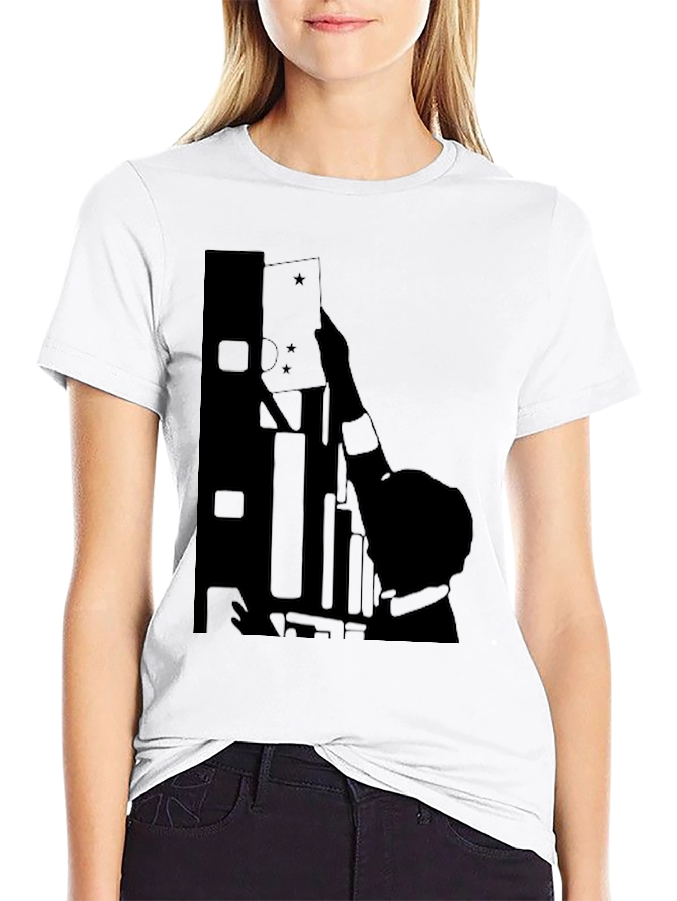 Graphic Silhouette T-Shirt - Unique Design