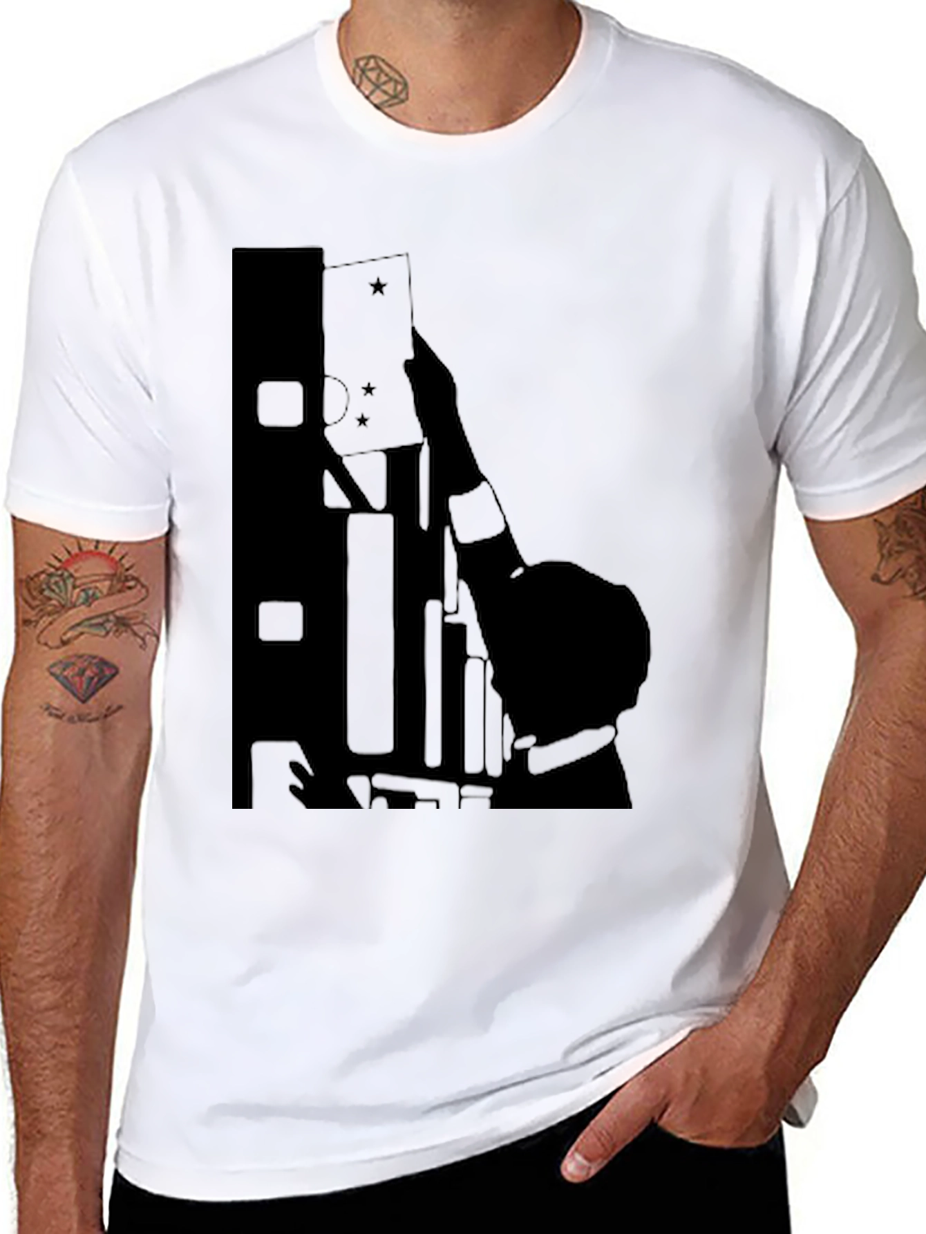 Graphic Silhouette T-Shirt - Unique Design