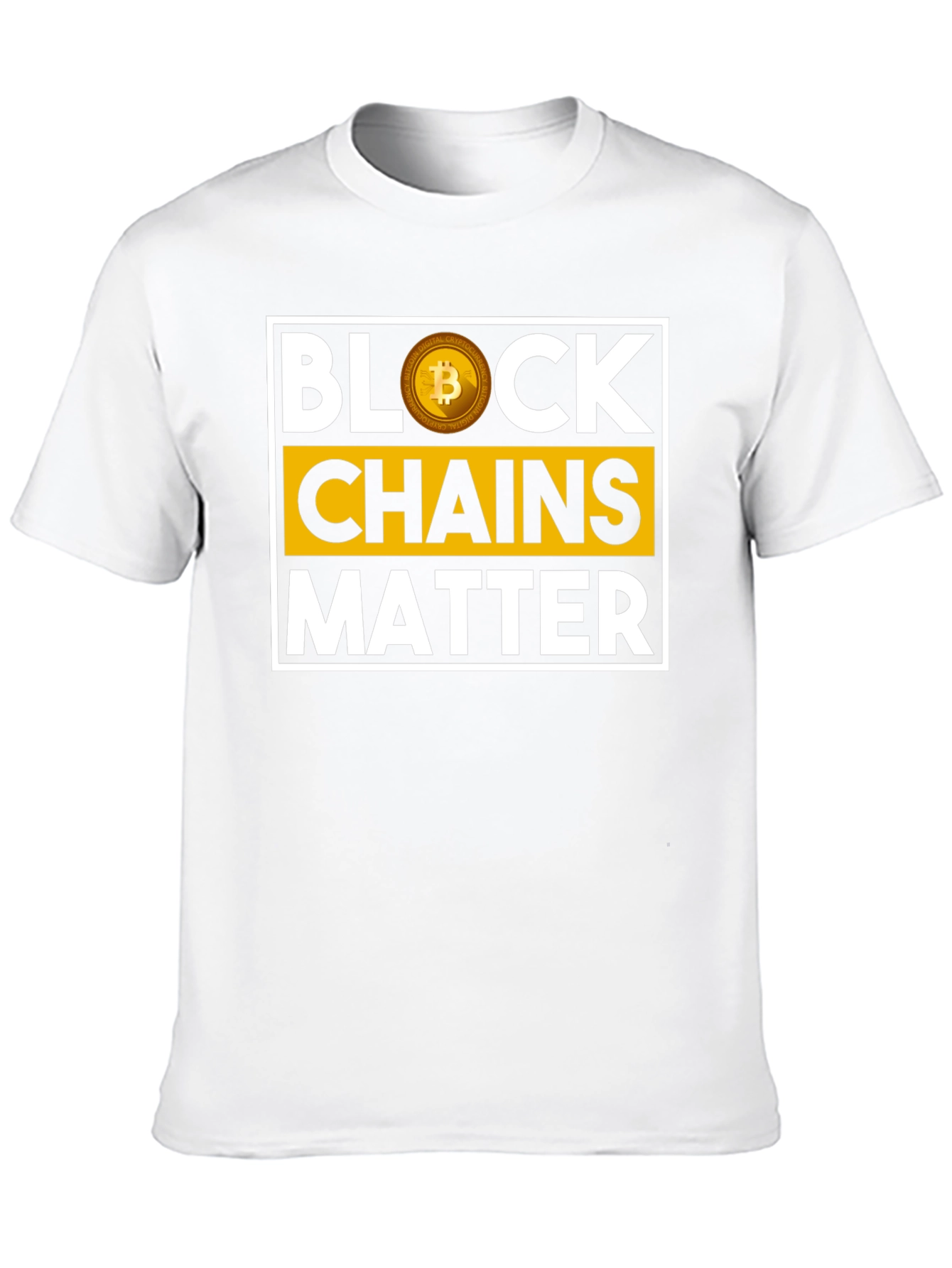 Block Chains Matter Bitcoin T-Shirt