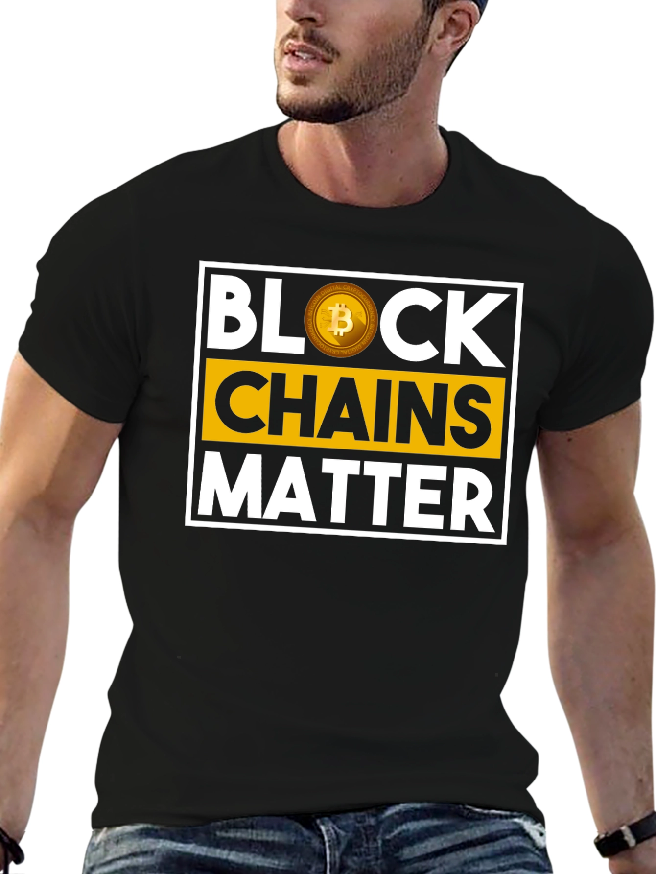 Block Chains Matter Bitcoin T-Shirt