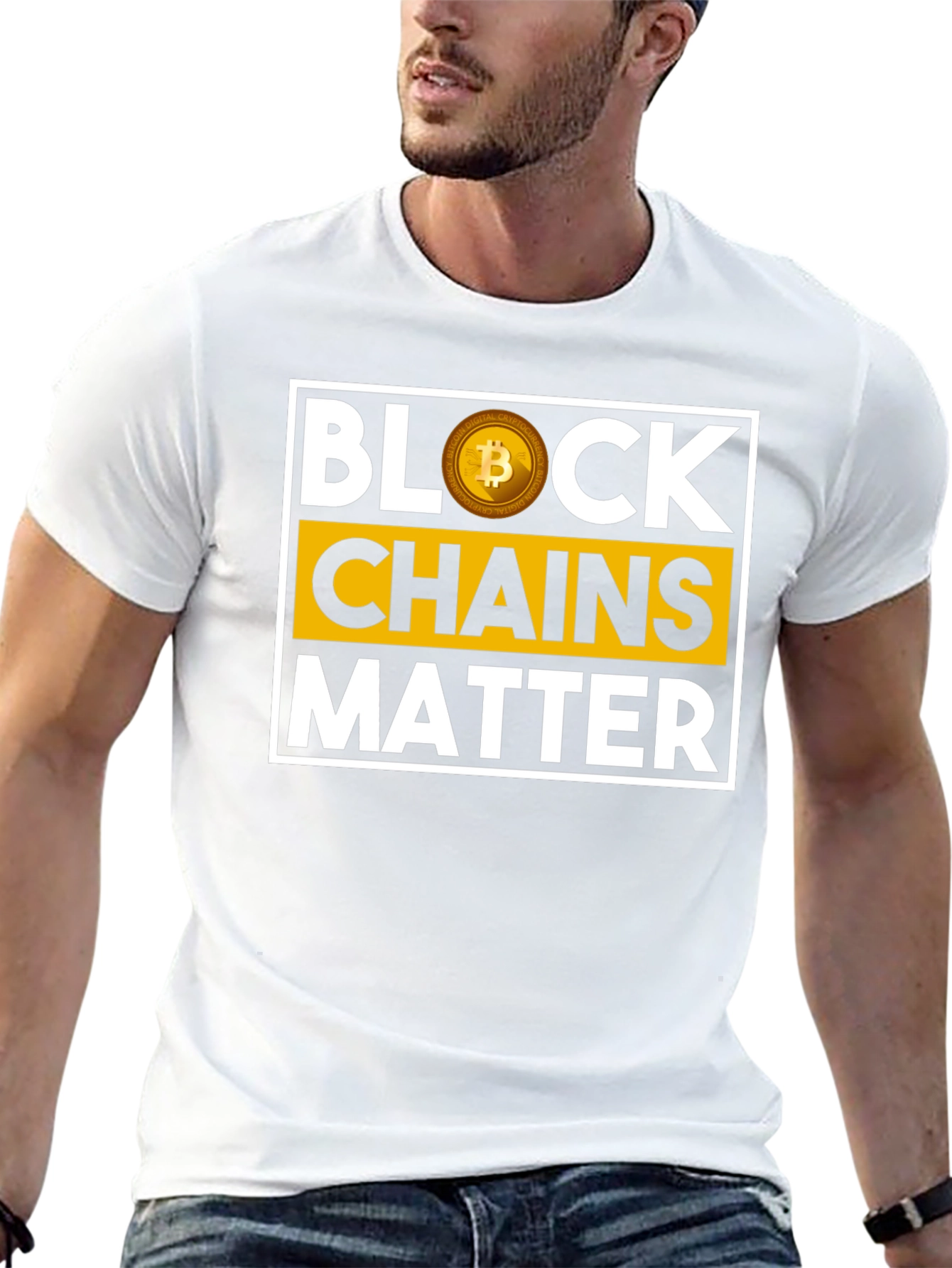 Block Chains Matter Bitcoin T-Shirt