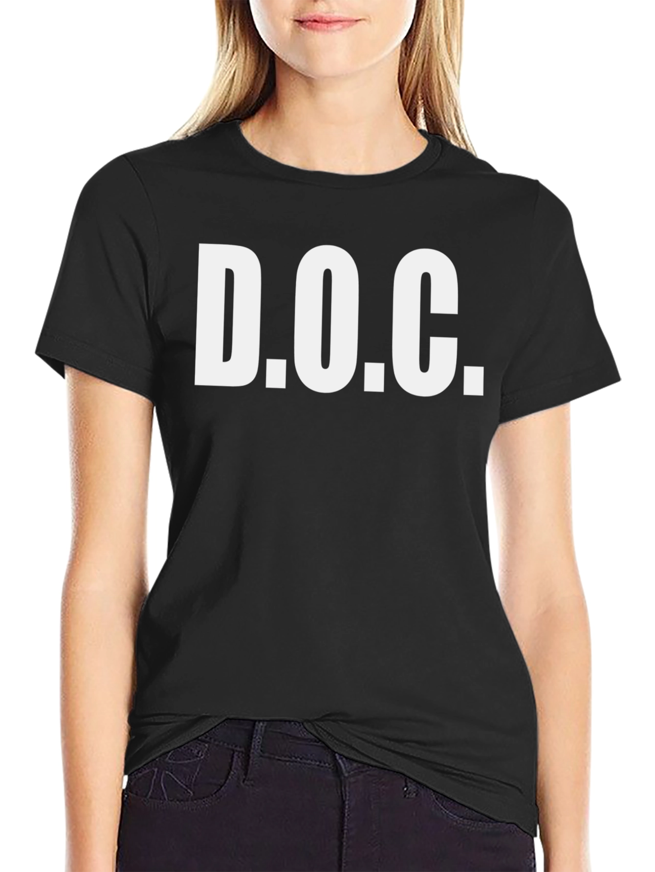 D.O.C. Black Graphic T-Shirt