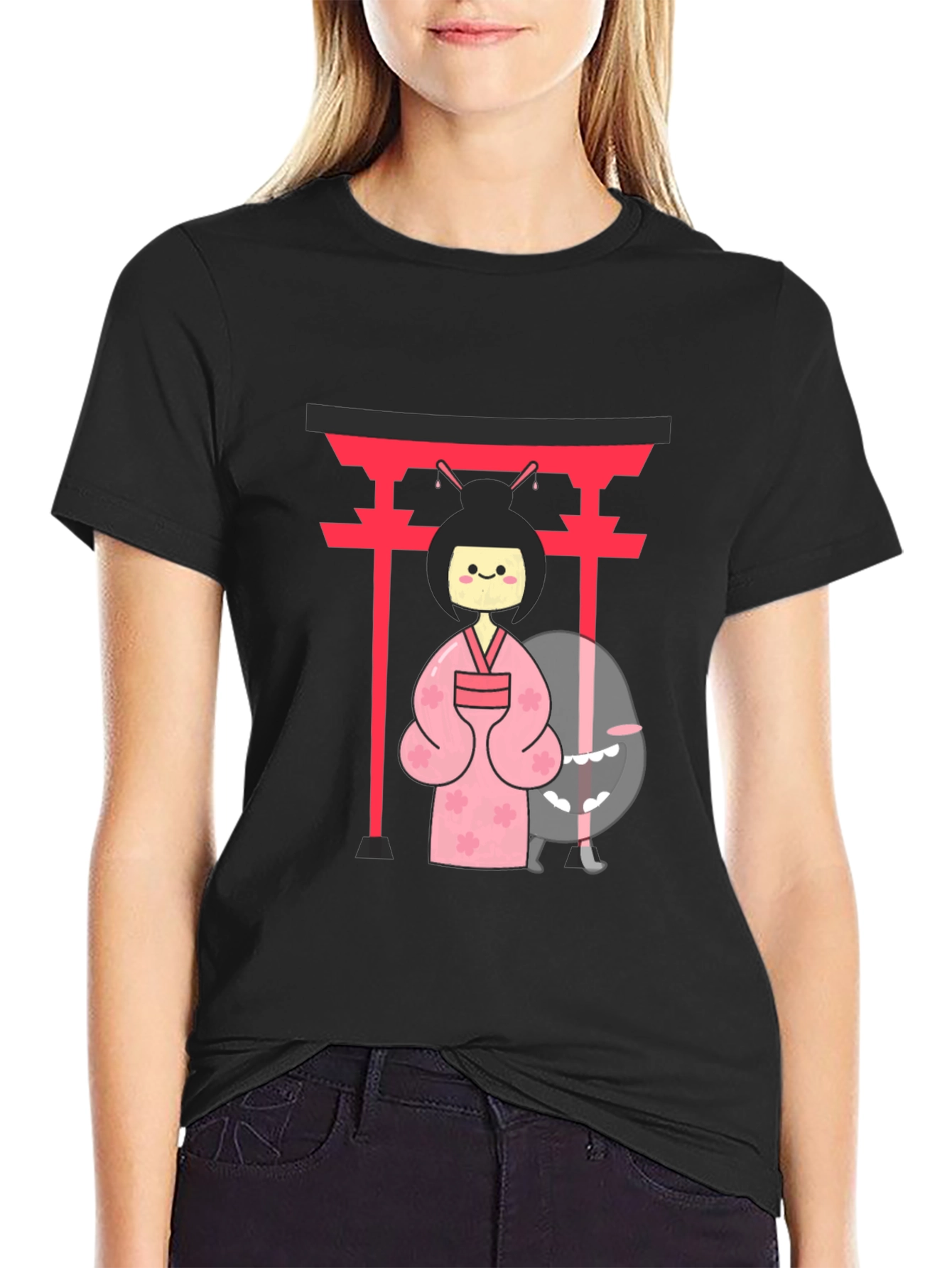 Japanese Anime Graphic T-Shirt