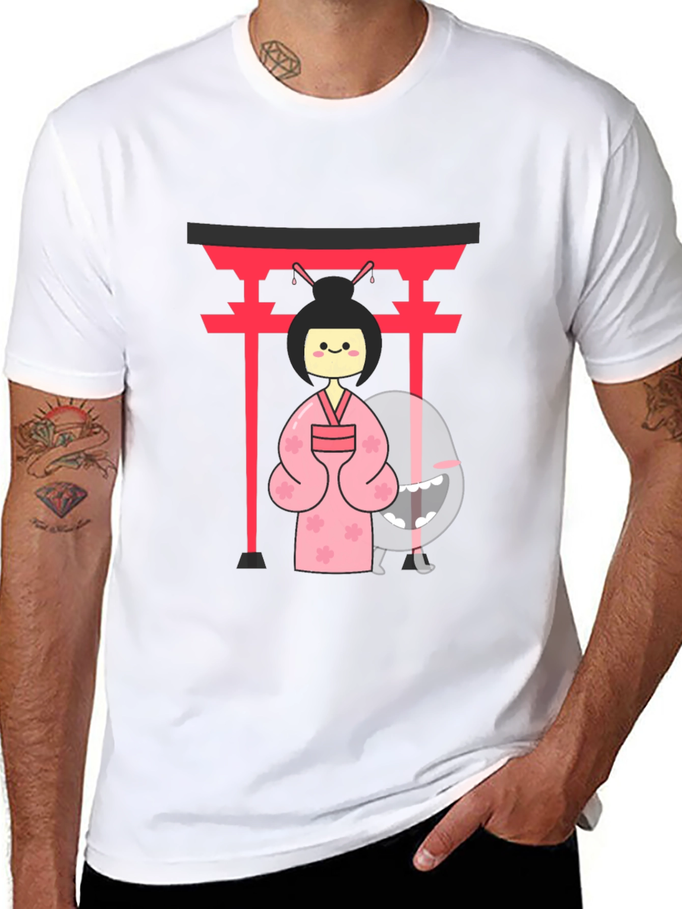 Japanese Anime Graphic T-Shirt