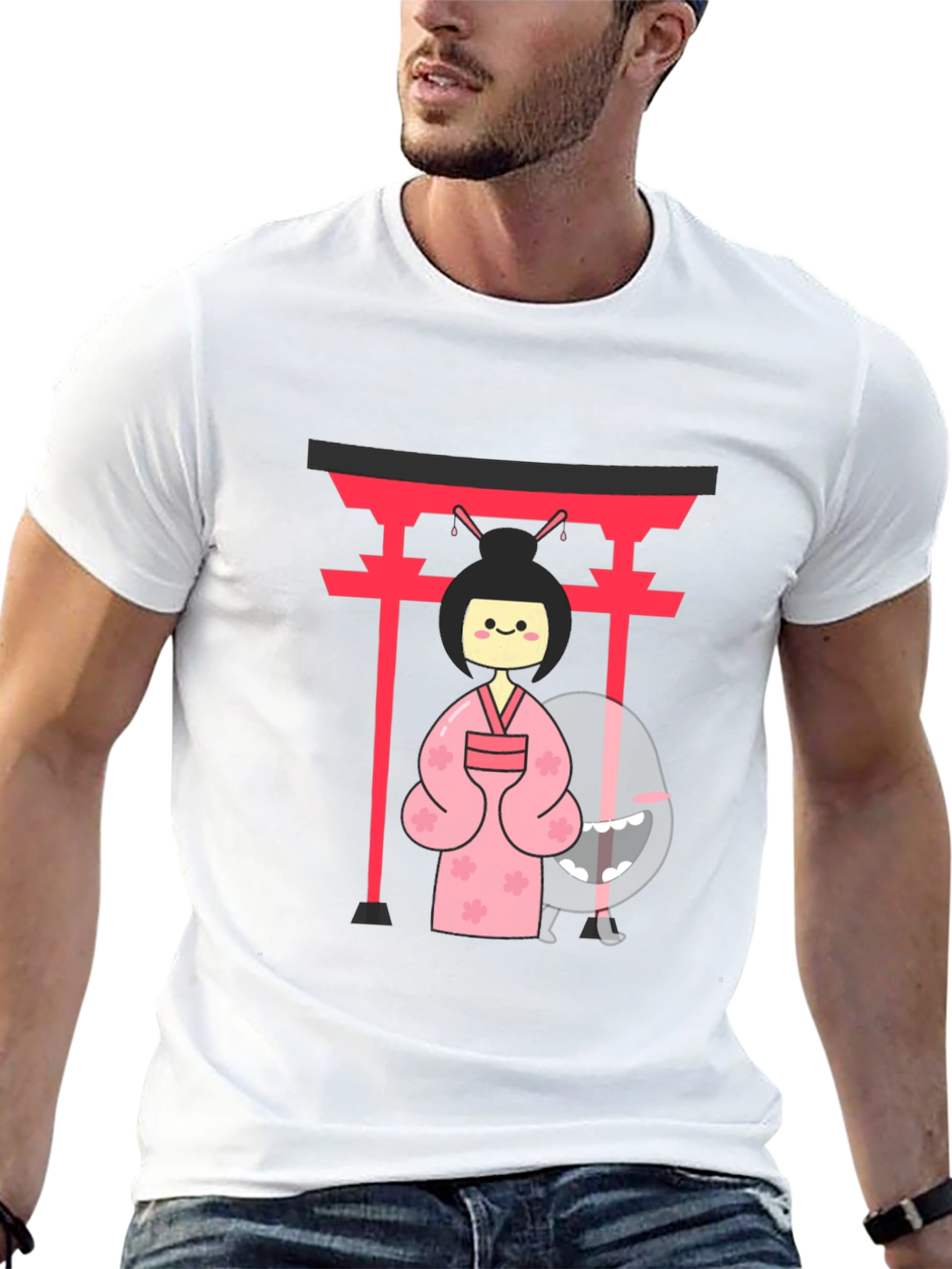 Japanese Anime Graphic T-Shirt
