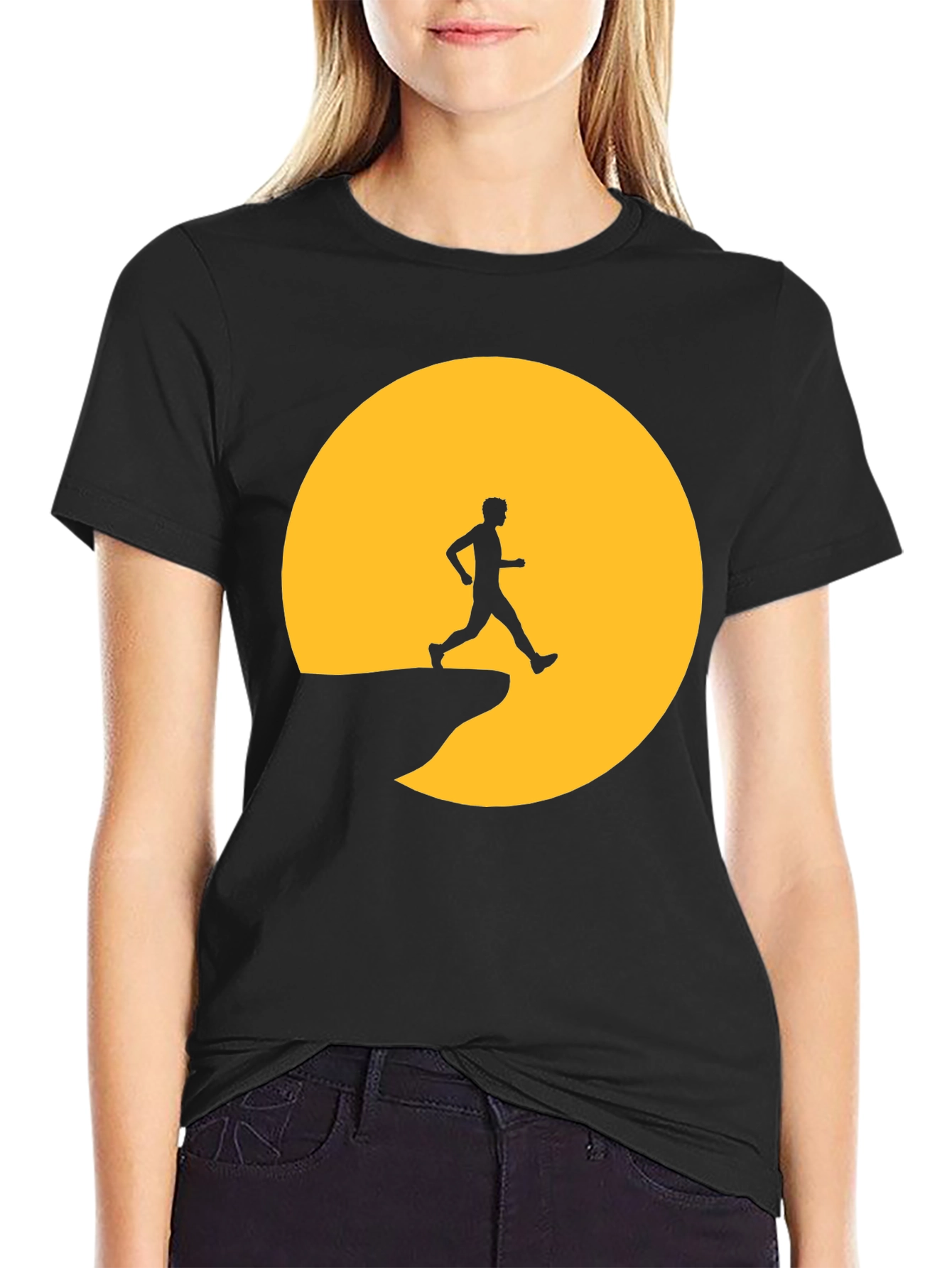 Cliff Jumper Graphic Tee - Bold Black T-Shirt
