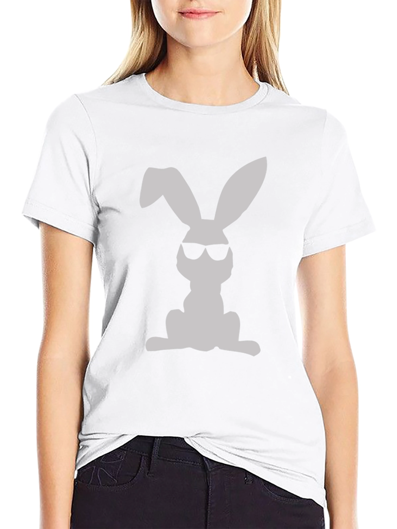 Cool Bunny T-Shirt - Hipster Rabbit Tee