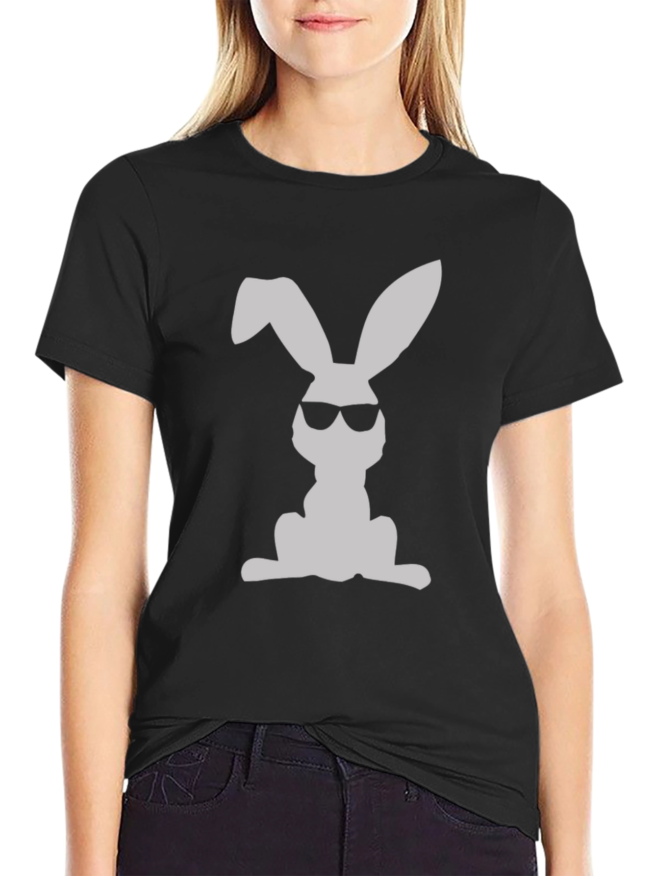 Cool Bunny T-Shirt - Hipster Rabbit Tee