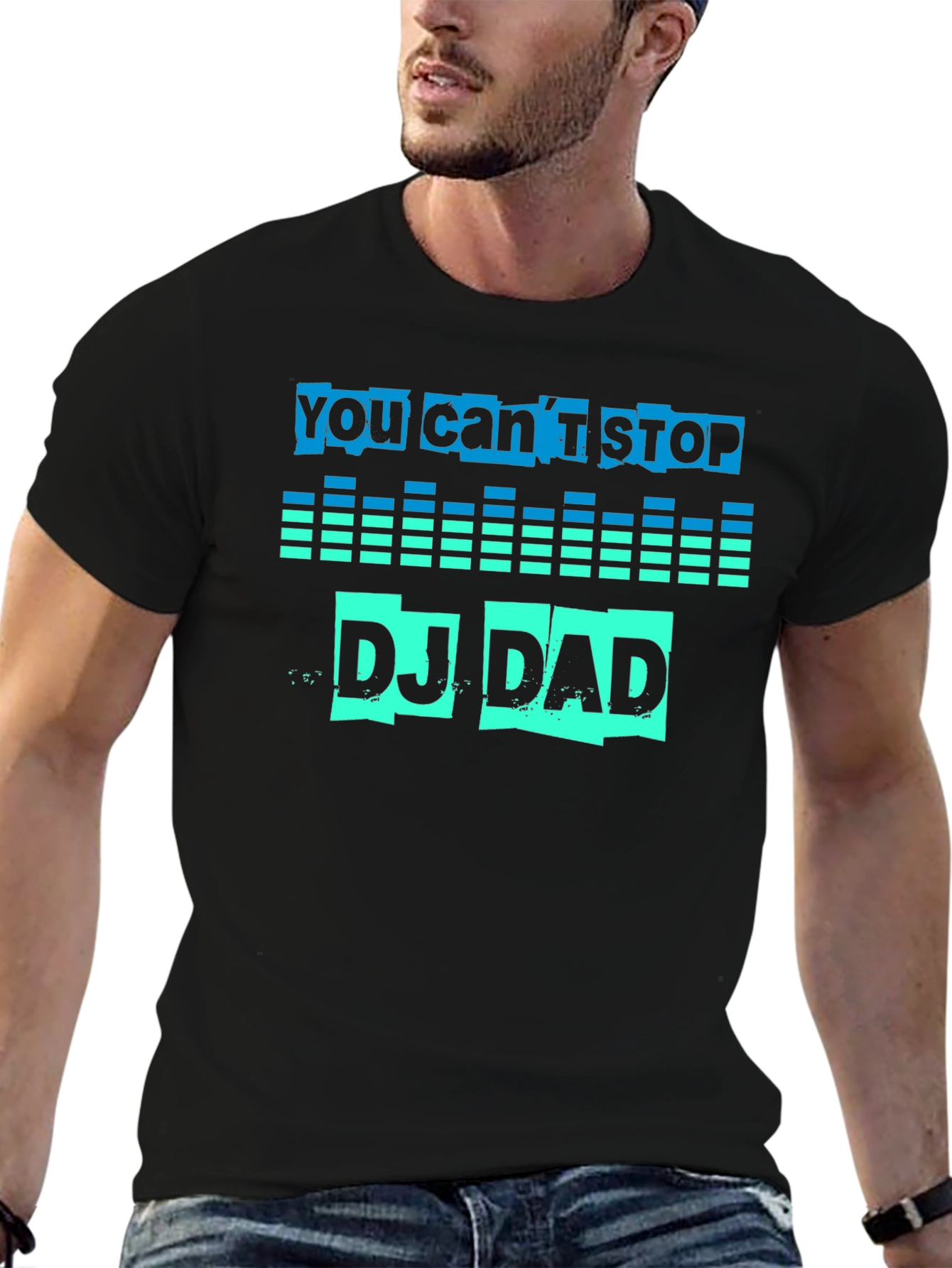 DJ Dad Graphic Tee - Music Lover T-Shirt