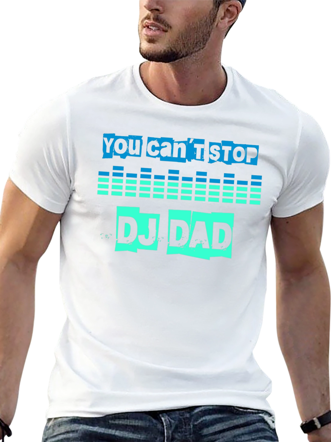 DJ Dad Graphic Tee - Music Lover T-Shirt