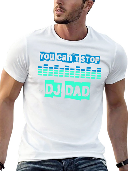 DJ Dad Graphic Tee - Music Lover T-Shirt