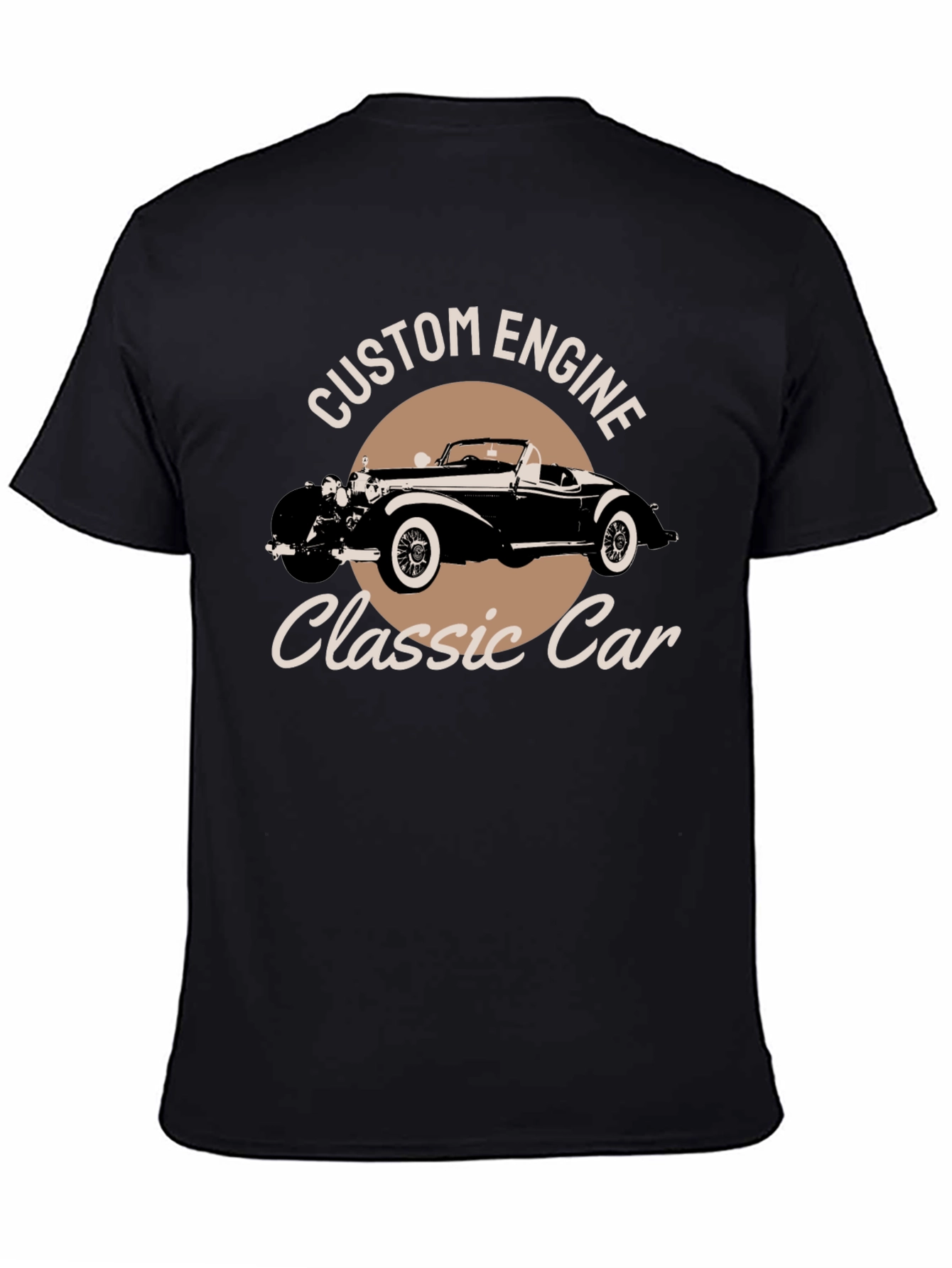 Custom Engine Classic Car Graphic Tee