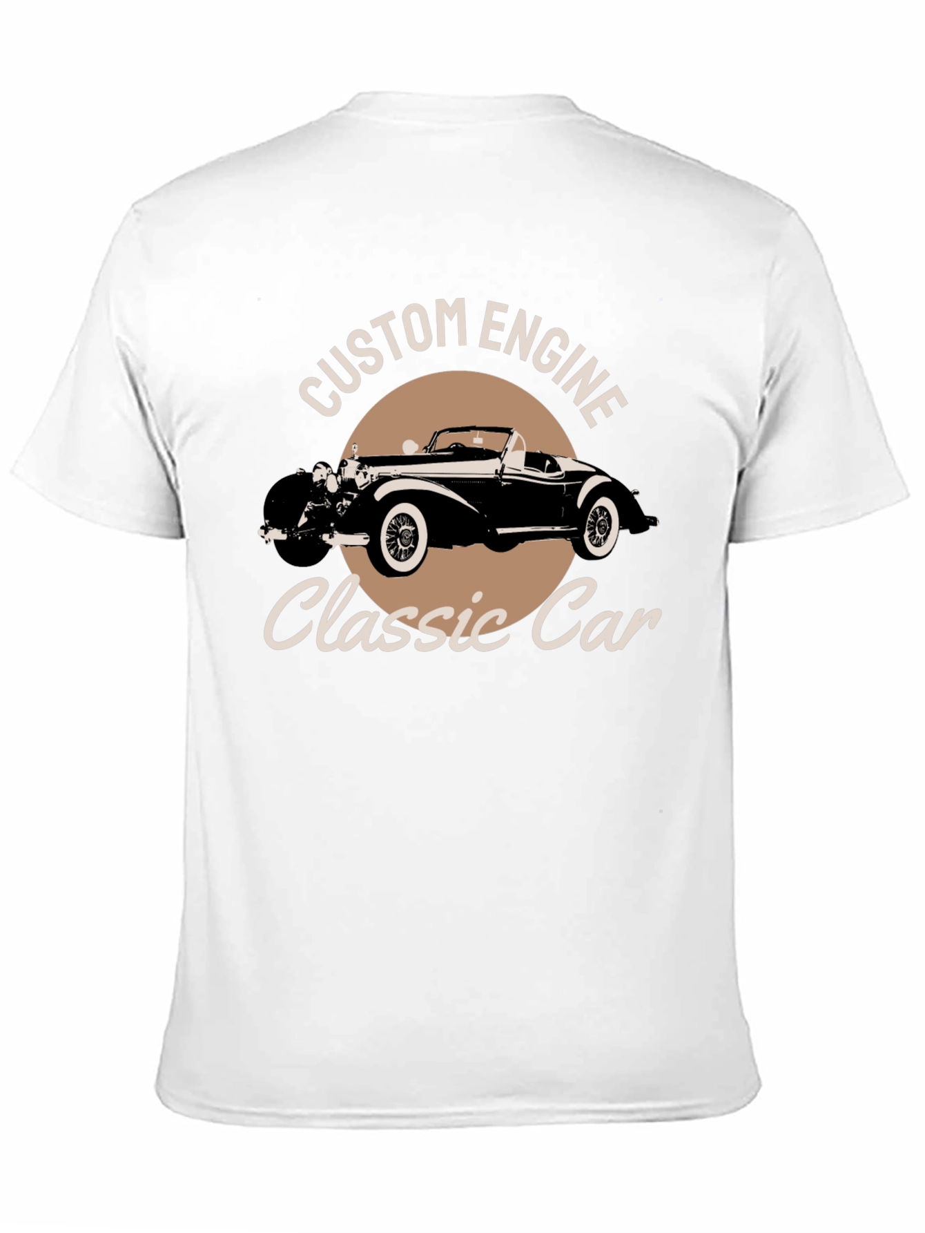 Custom Engine Classic Car Graphic Tee