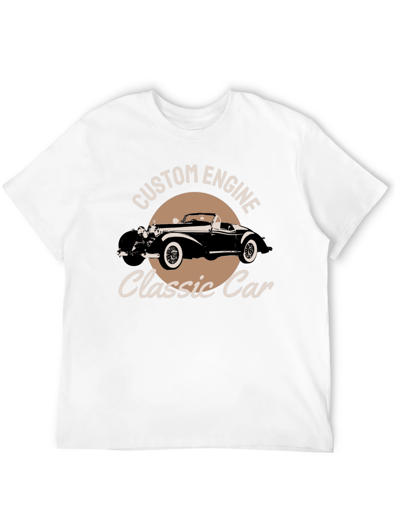 Custom Engine Classic Car Graphic Tee
