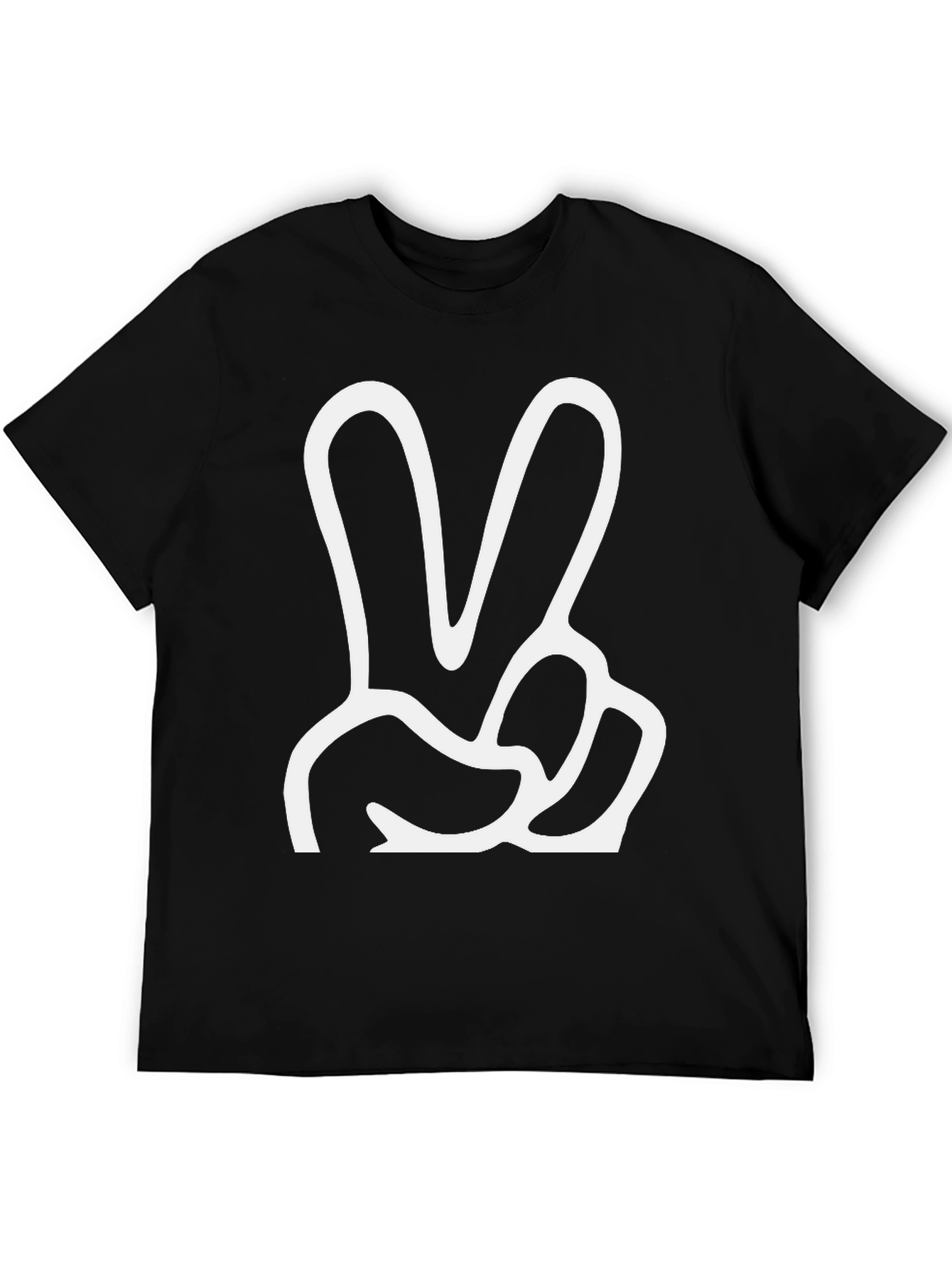 Peace Sign Graphic Tee - Classic Comfort