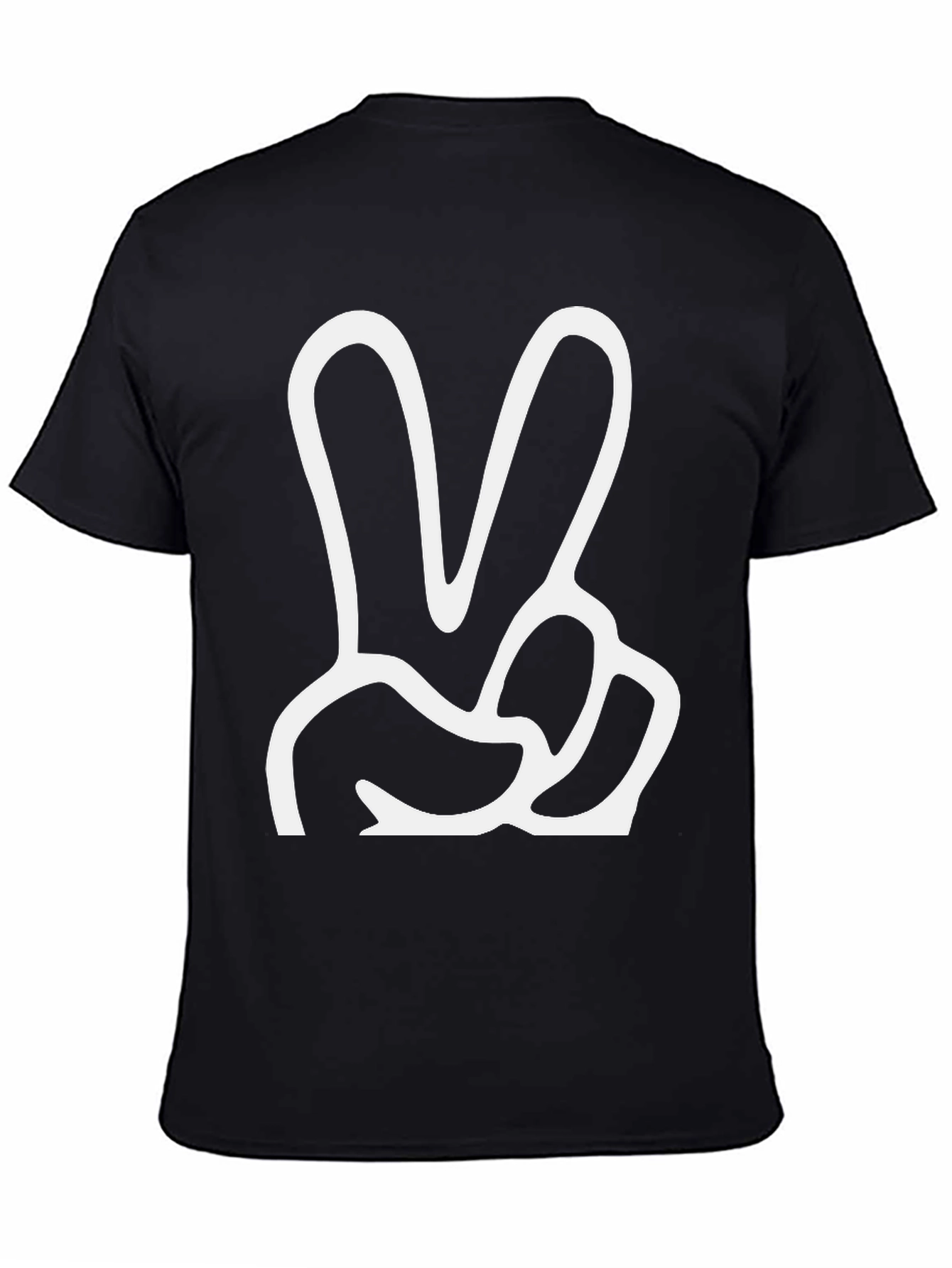 Peace Sign Graphic Tee - Classic Comfort