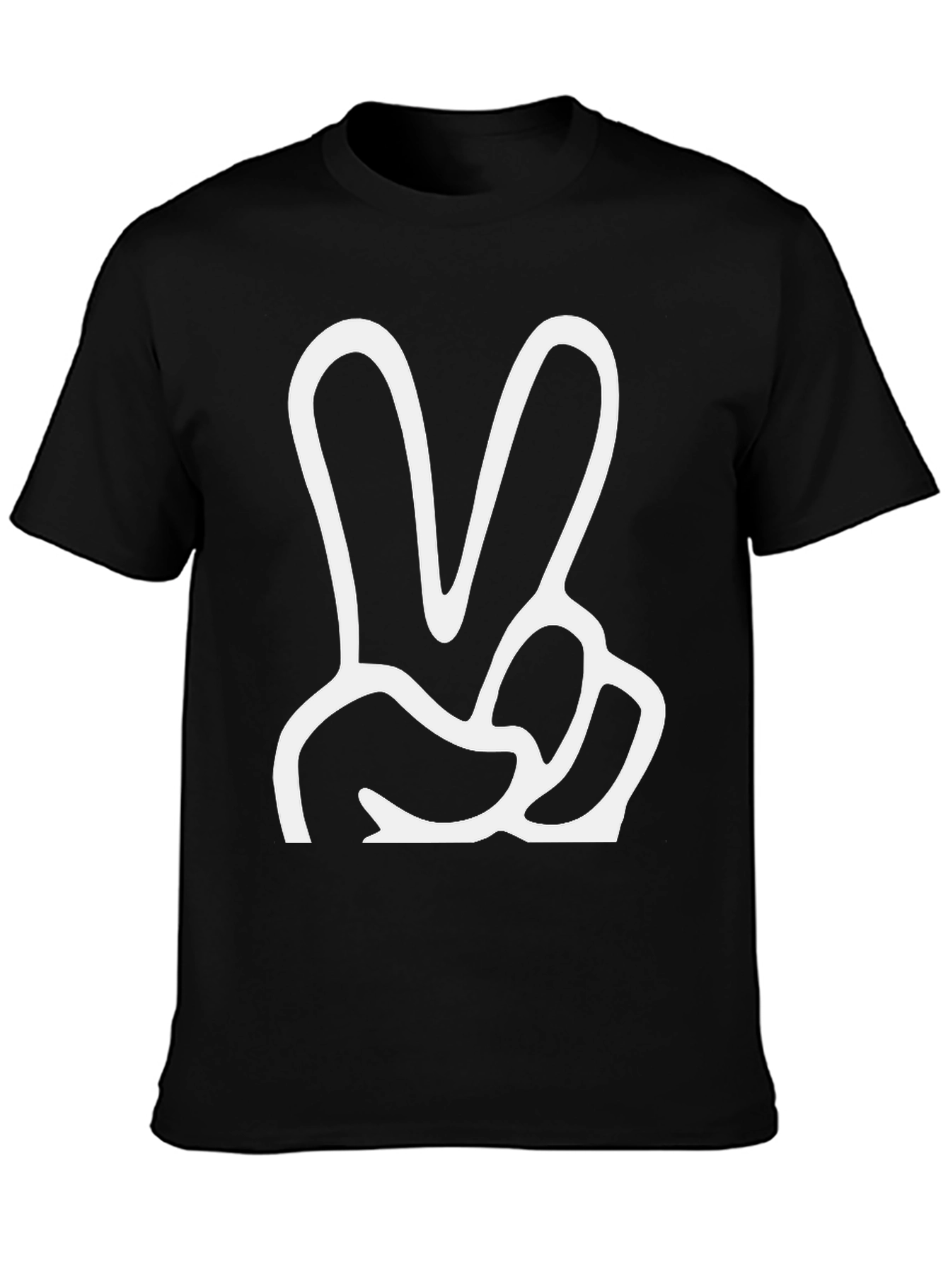 Peace Sign Graphic Tee - Classic Comfort