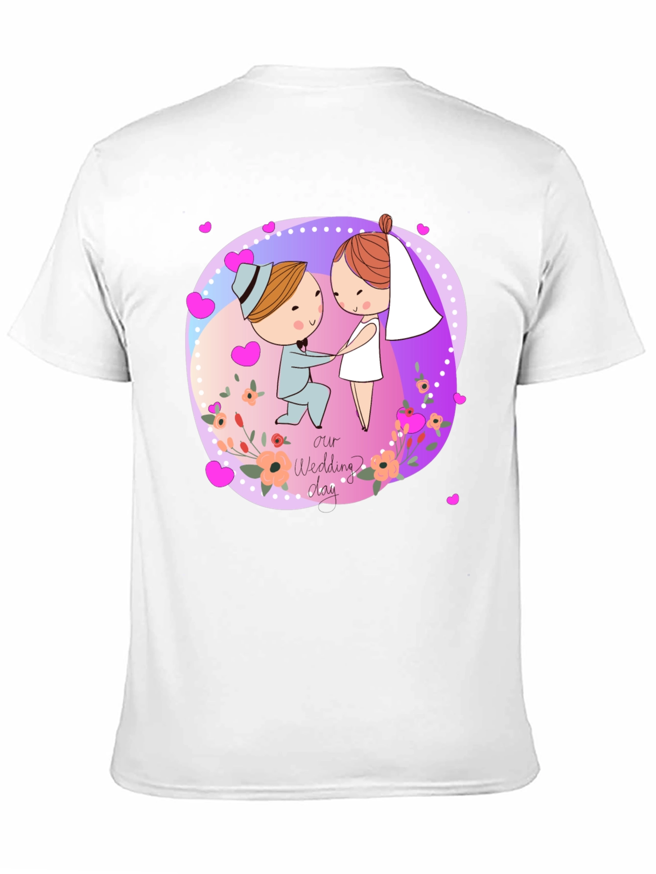 Cartoon Wedding Day T-Shirt