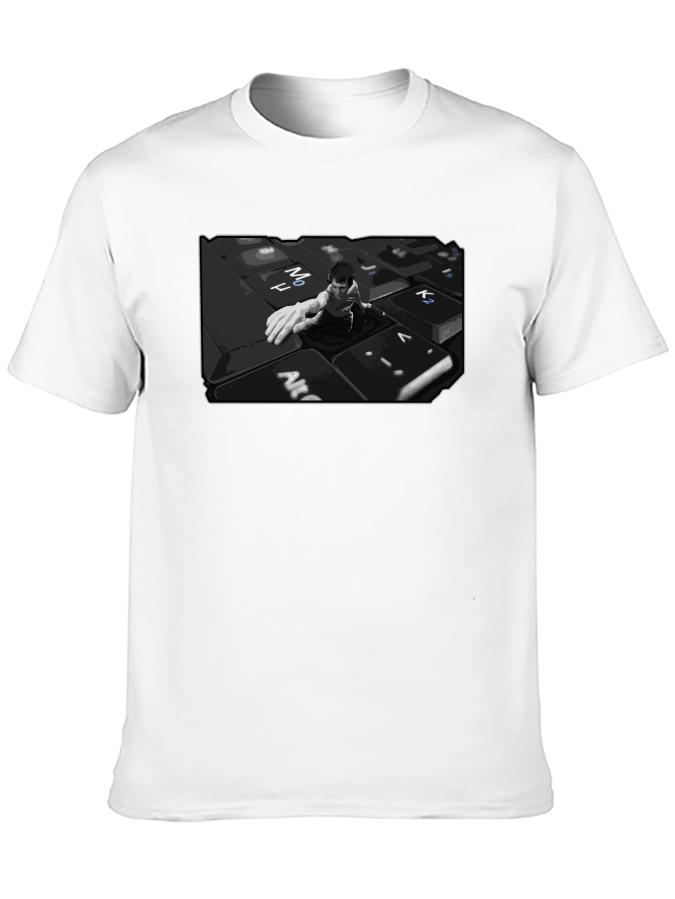 Keyboard Warrior Graphic T-Shirt