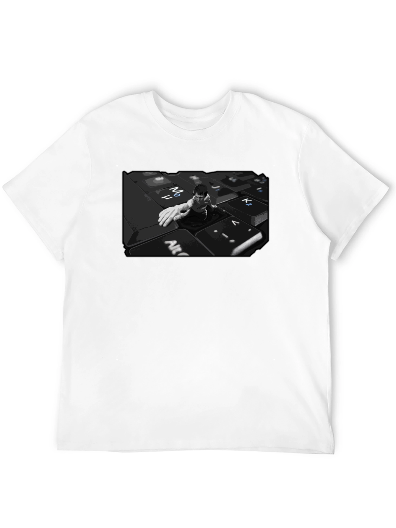 Keyboard Warrior Graphic T-Shirt