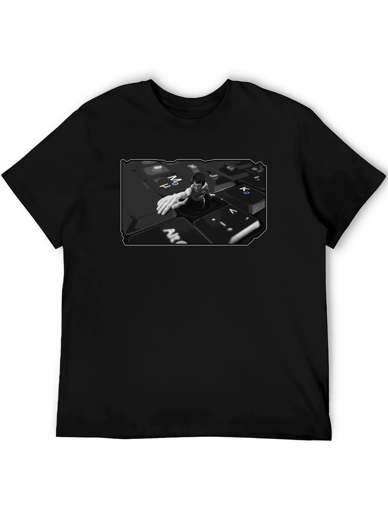 Keyboard Warrior Graphic T-Shirt
