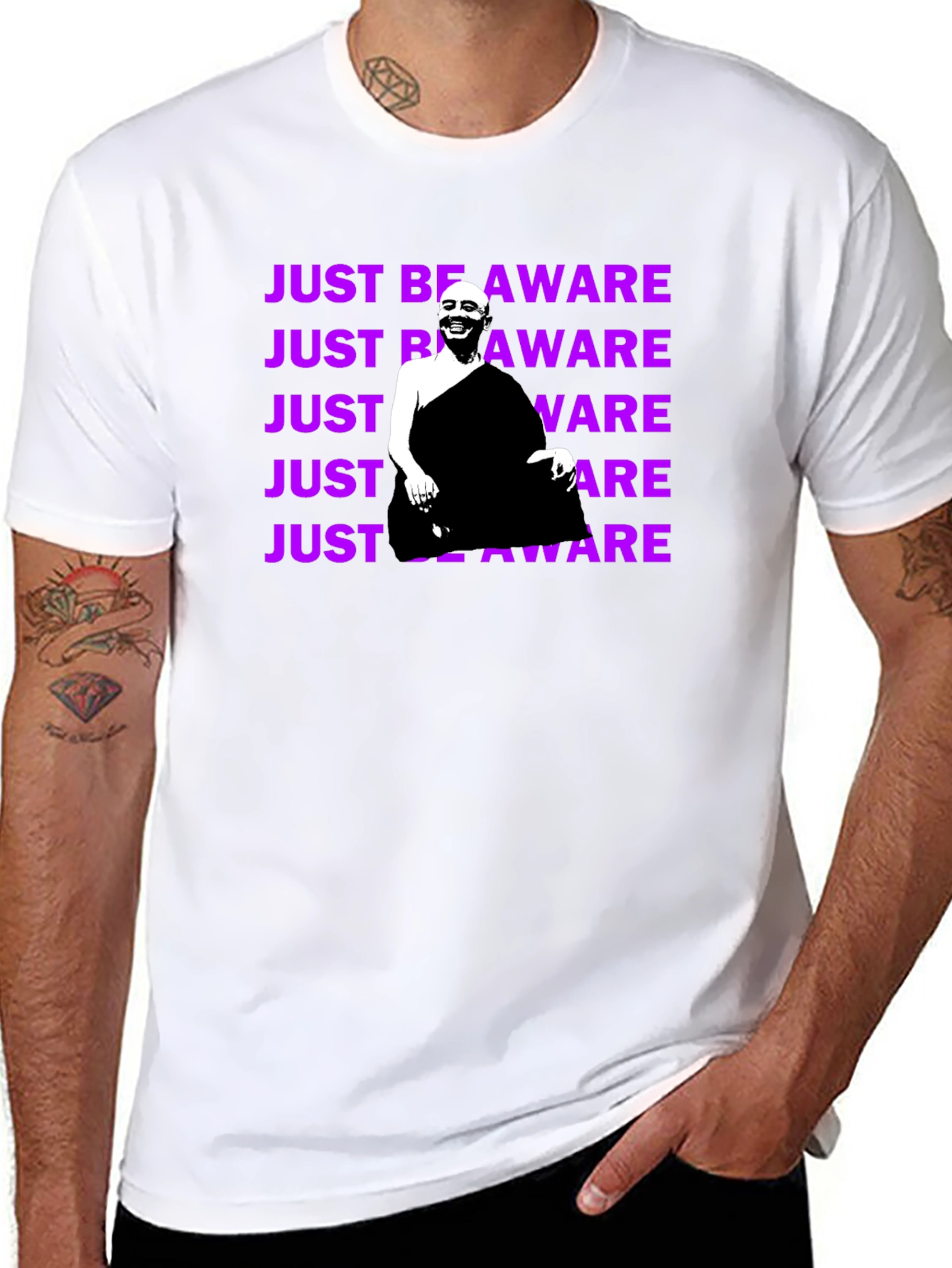 Just Be Aware T-Shirt - Unique Graphic Tee
