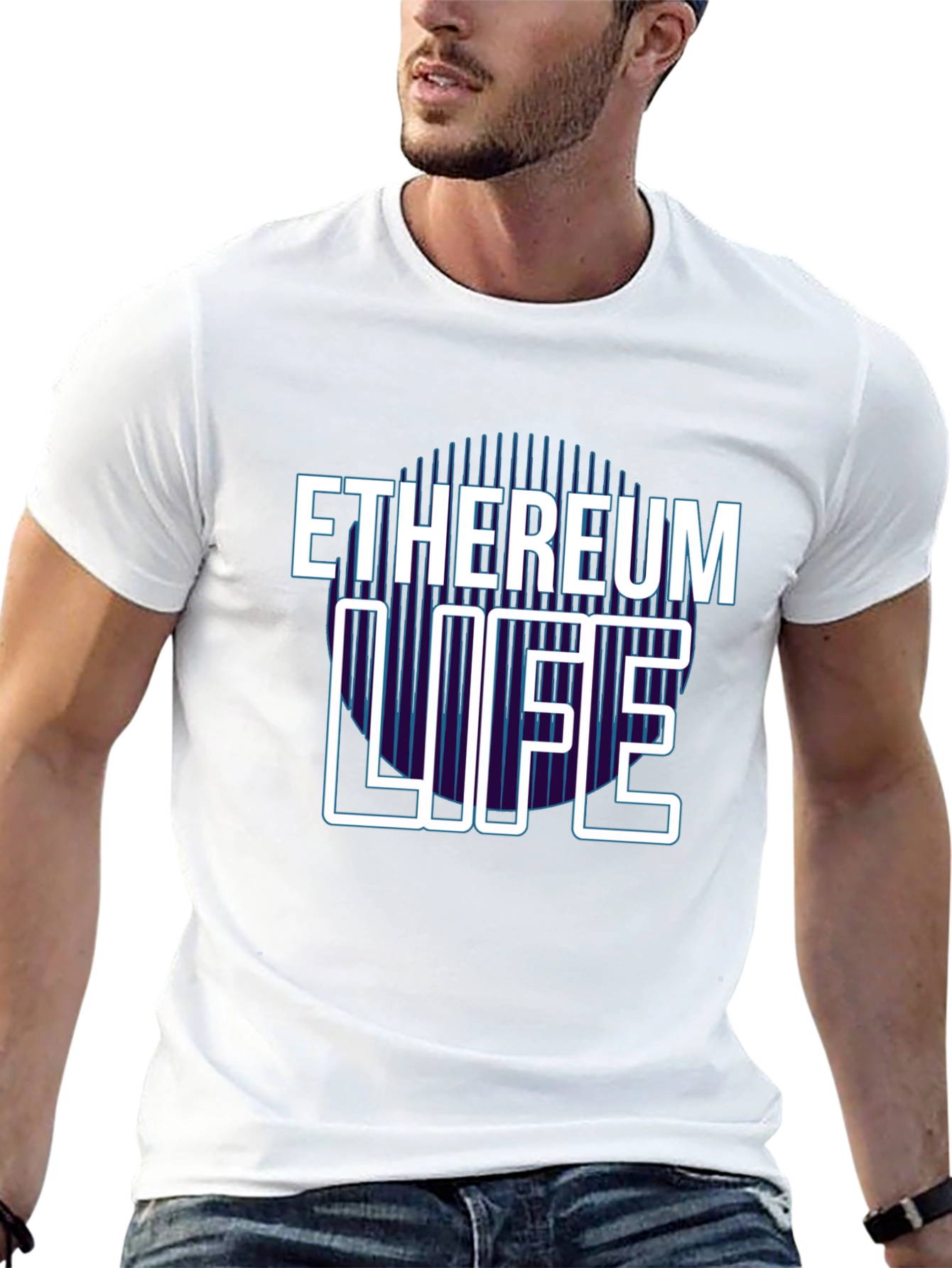 Ethereum Life Graphic Tee - Crypto Enthusiast T-Shirt