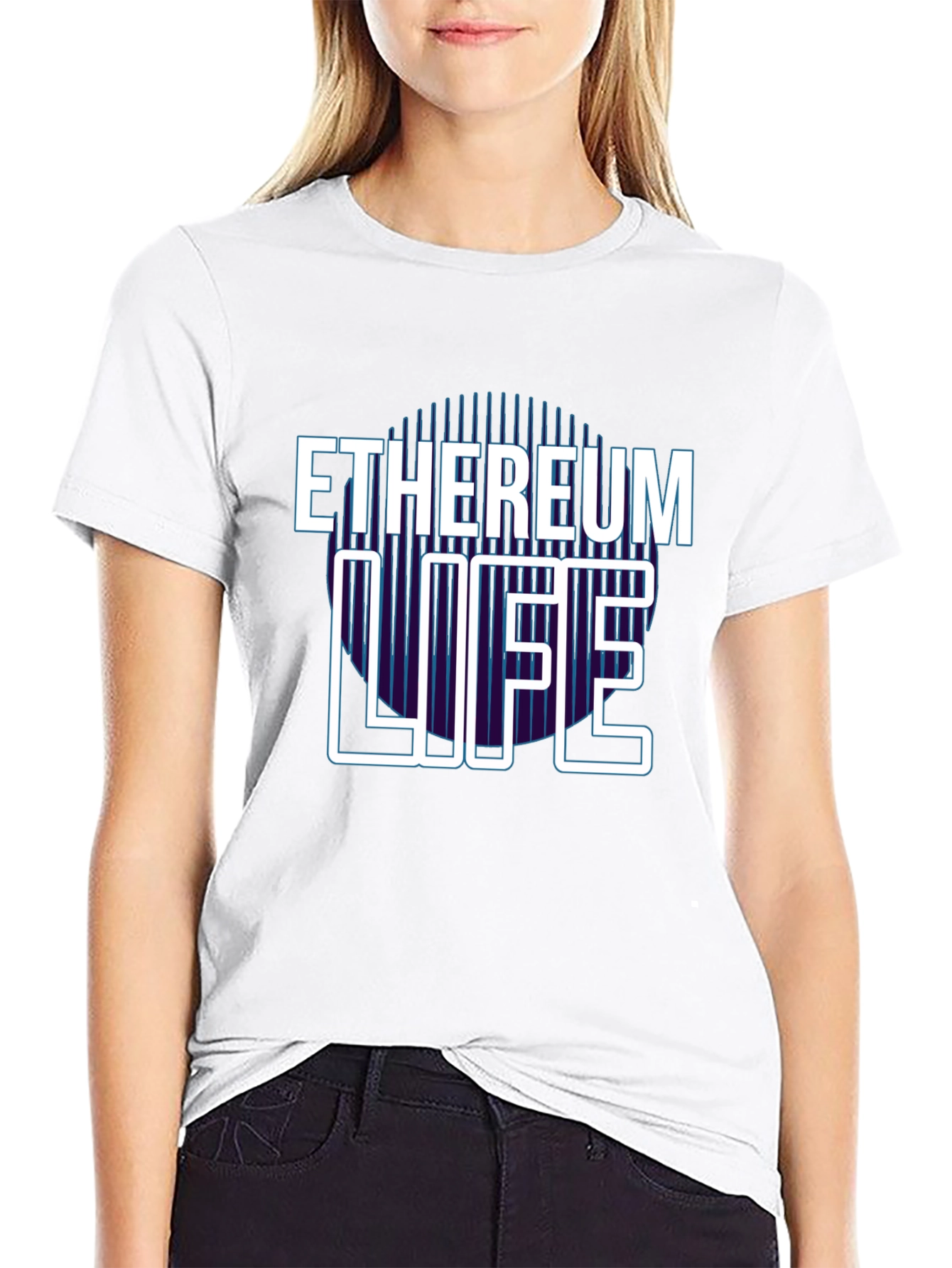 Ethereum Life Graphic Tee - Crypto Enthusiast T-Shirt